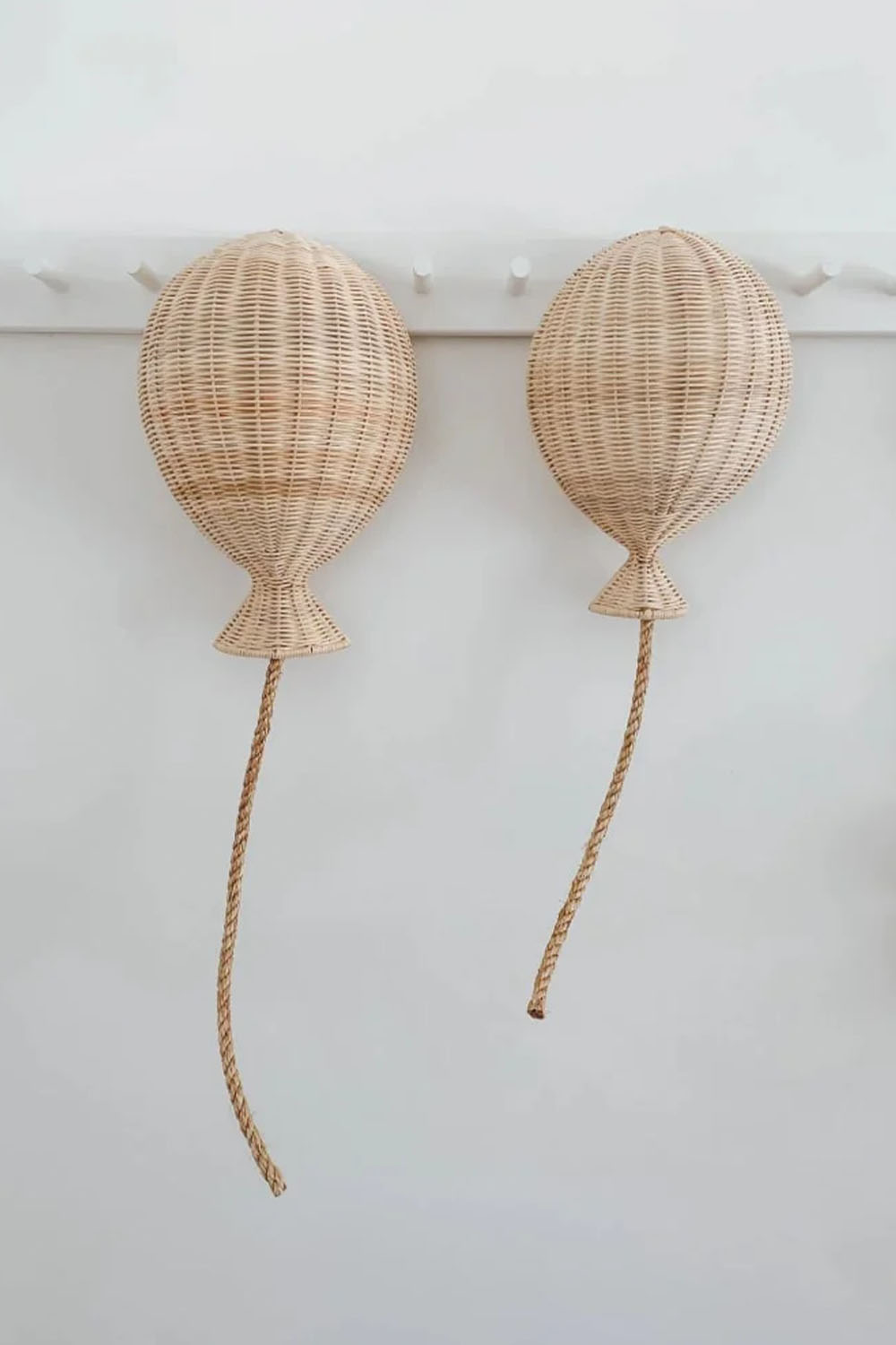Zoa Collection-Rattan Küçük Boy Balon Duvar Dekoru-Duvar Dekorları-4-Milagron.com