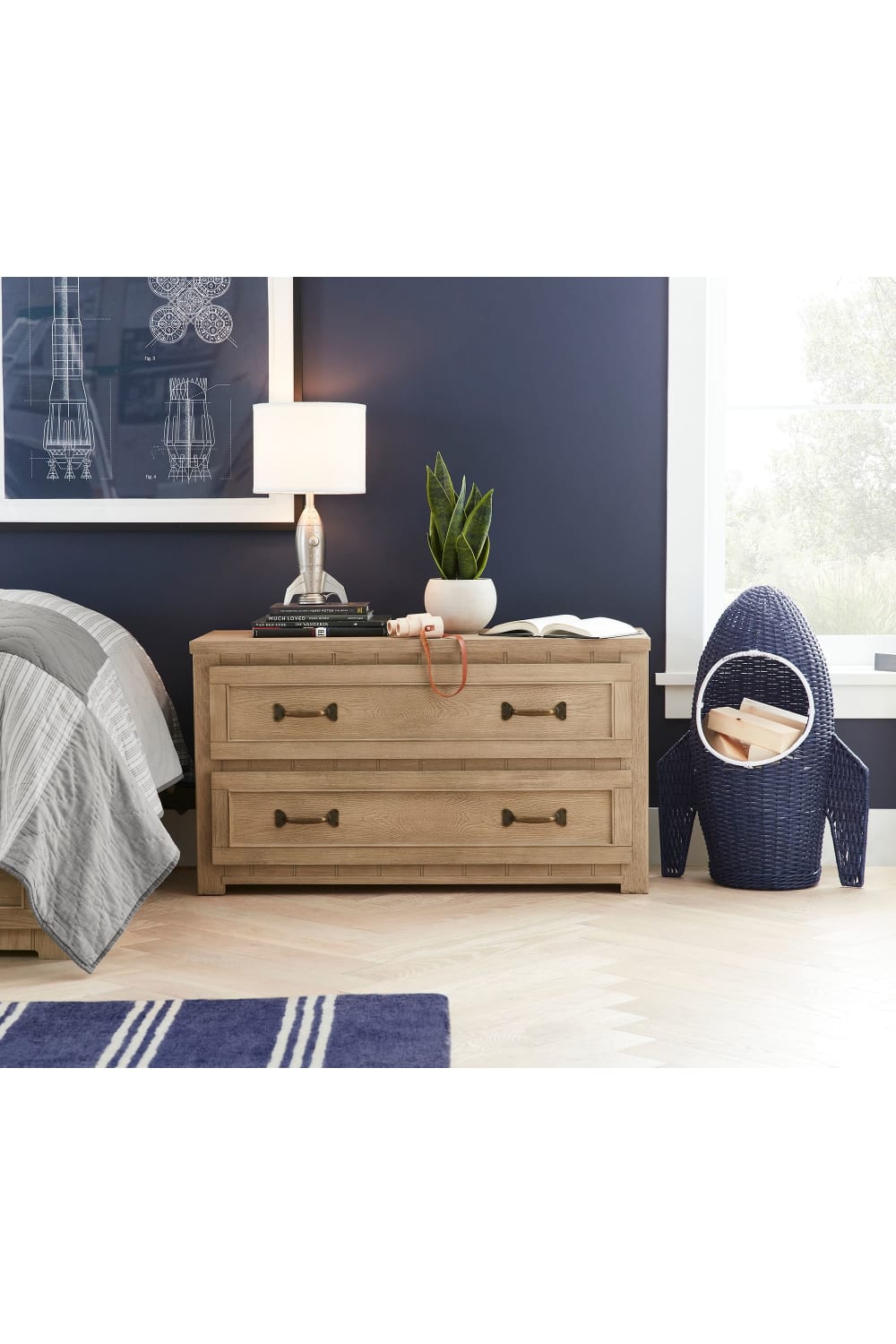 Zoa Collection-Roket Rattan Oyuncak Sepeti-Sepet-4-Milagron.com