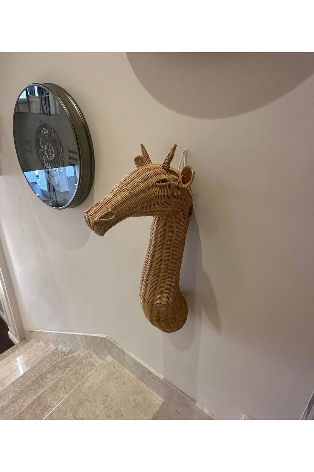 Zoa Collection-Zürafa Rattan Duvar Dekoru-Duvar Dekorları-1-Milagron.com
