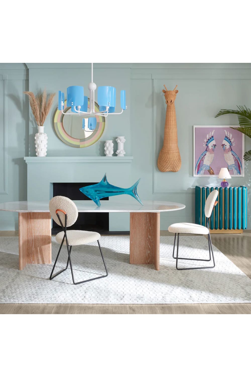 Zoa Collection-Zürafa Rattan Duvar Dekoru-Duvar Dekorları-2-Milagron.com