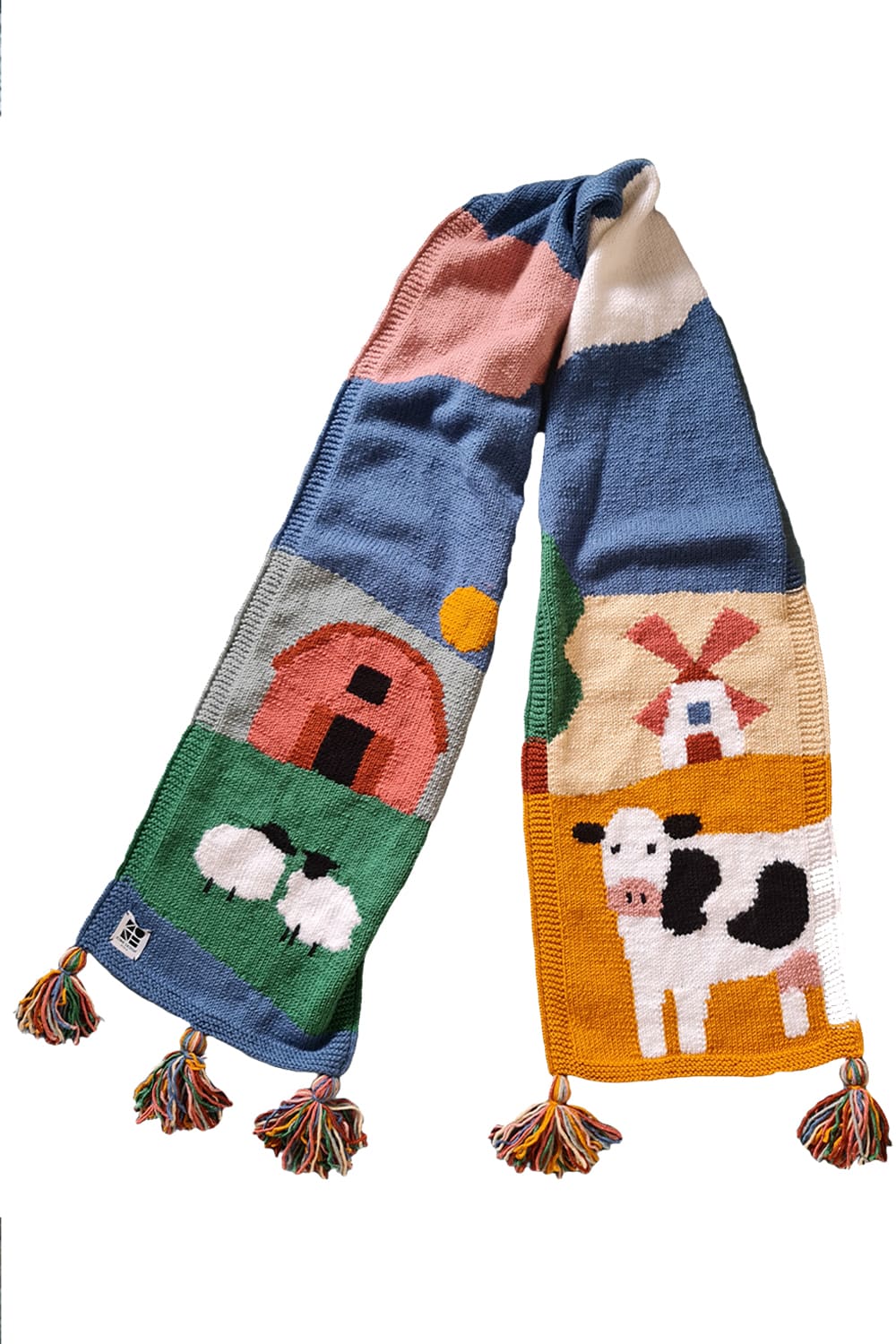 Zone Design Store-El Örgüsü Atkı - Ali Babanın Çiftliği-Atkı-1-Milagron.com