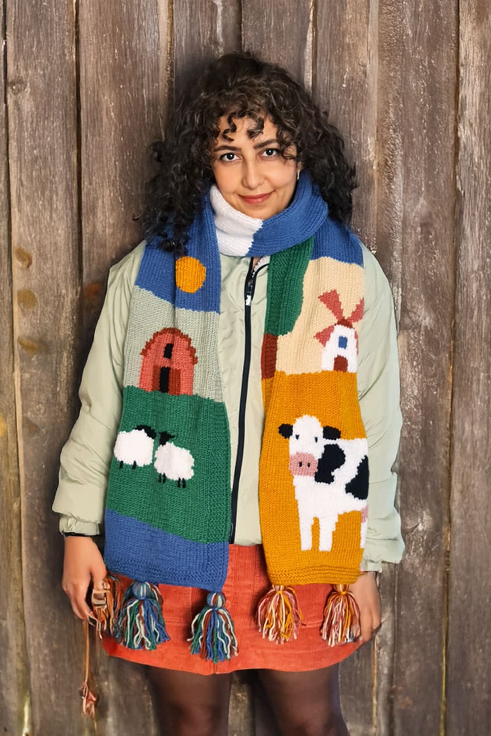 Zone Design Store-El Örgüsü Atkı - Ali Babanın Çiftliği-Atkı-3-Milagron.com