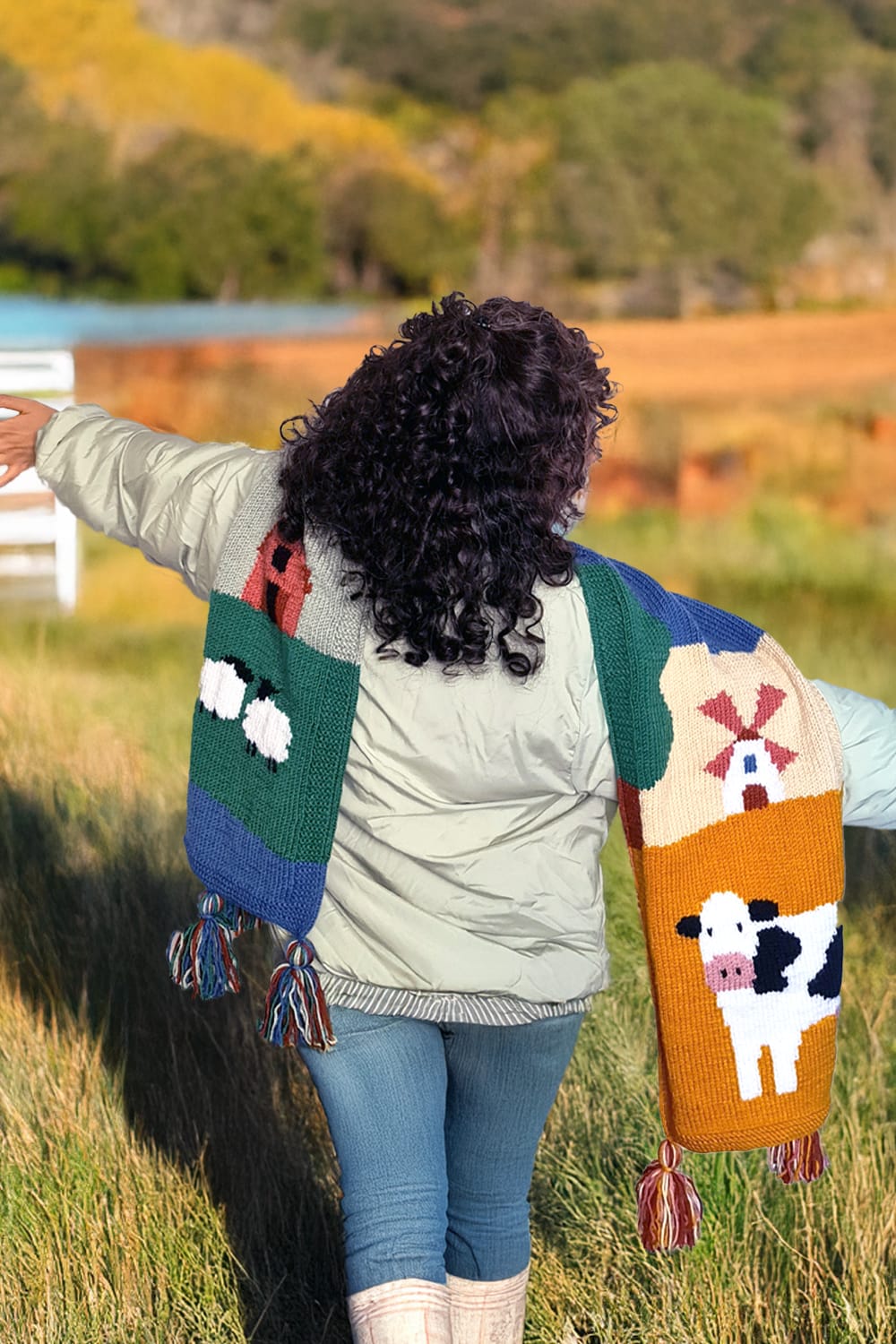 Zone Design Store-El Örgüsü Atkı - Ali Babanın Çiftliği-Atkı-4-Milagron.com