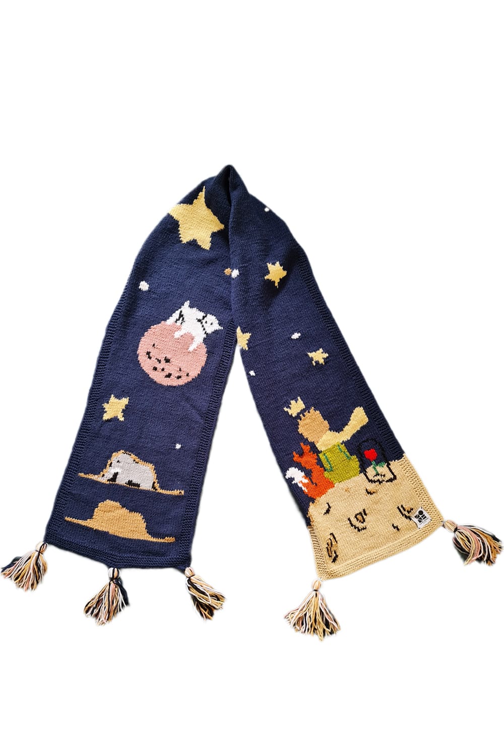 Zone Design Store-El Örgüsü Atkı - Küçük Prens-Atkı-1-Milagron.com