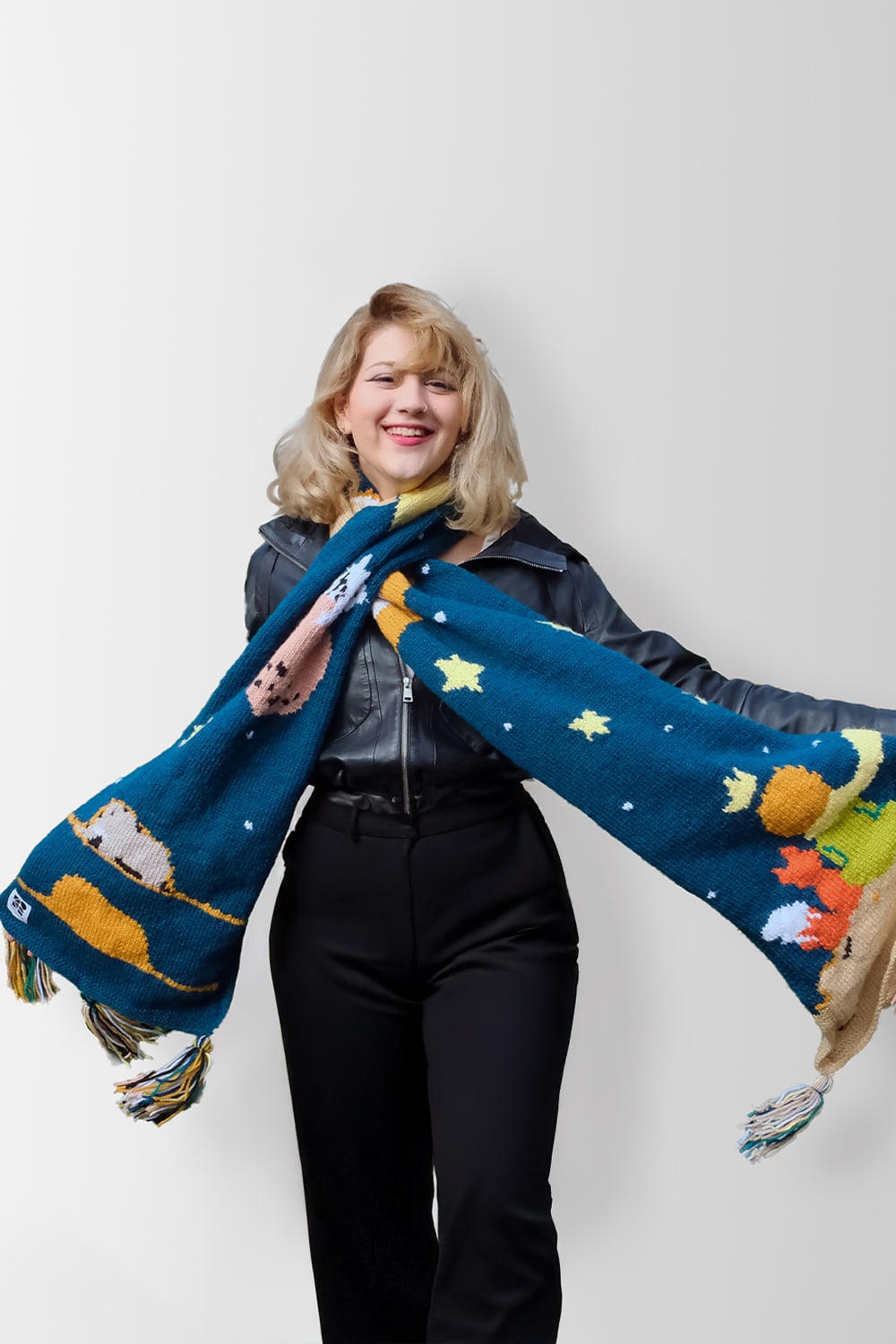 Zone Design Store-El Örgüsü Atkı - Küçük Prens-Atkı-2-Milagron.com