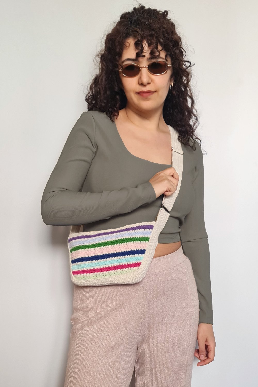 Zone Design Store-El Örgüsü Bel Çantası | Lino-Bel Çantası-5-Milagron.com