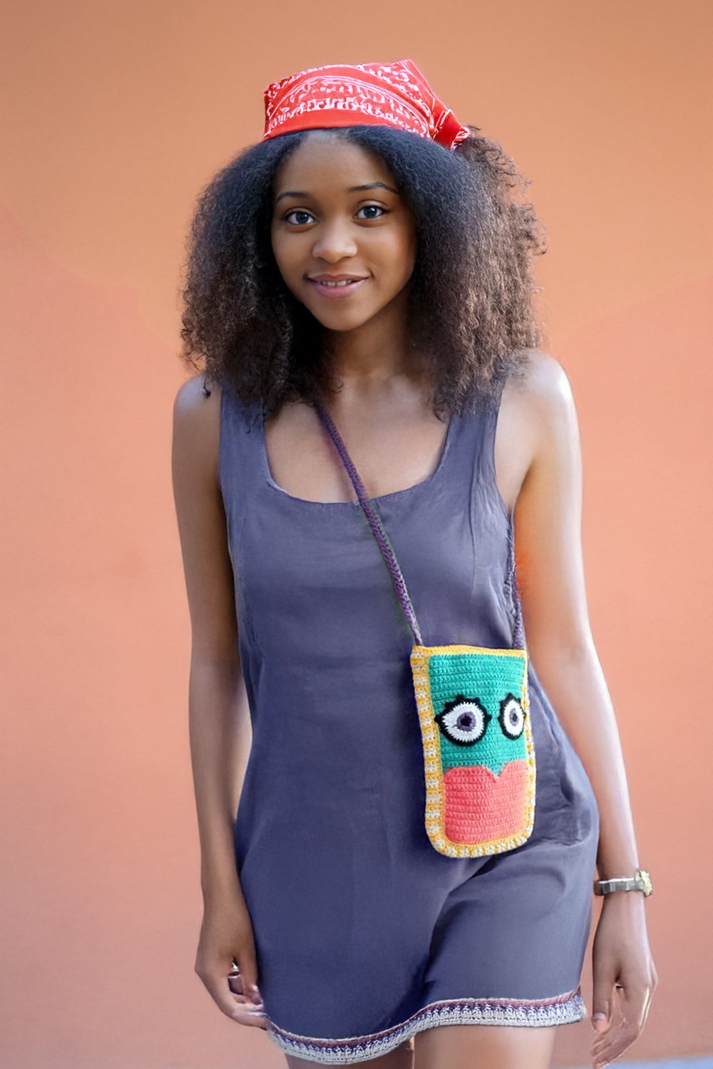 Zone Design Store-El Örgüsü Telefon Çantası | Şaşko-Telefon Çantası-3-Milagron.com