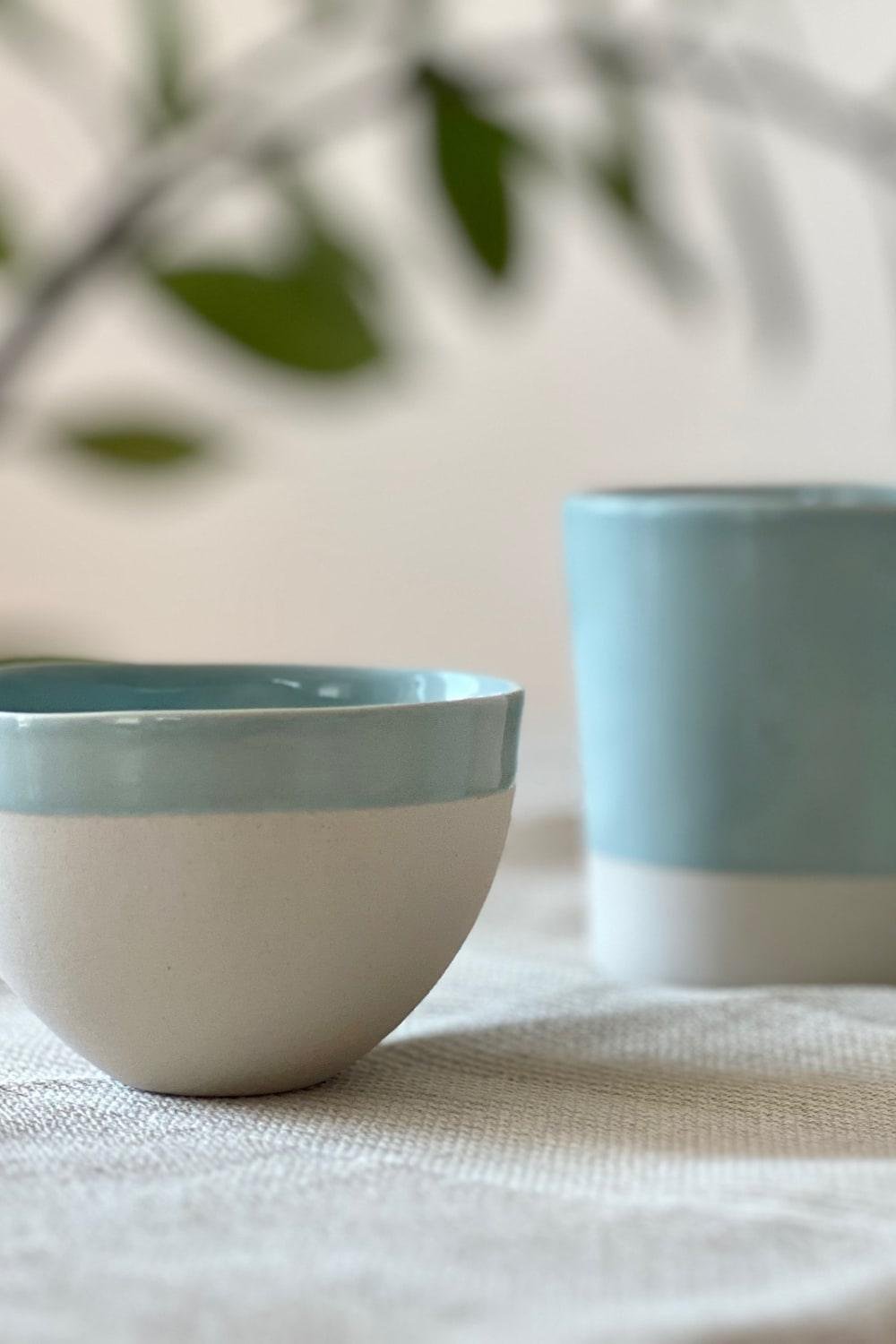 Zuzu Clay-Earth Mint Konik Kahve Bardağı-Bardak-2-Milagron.com