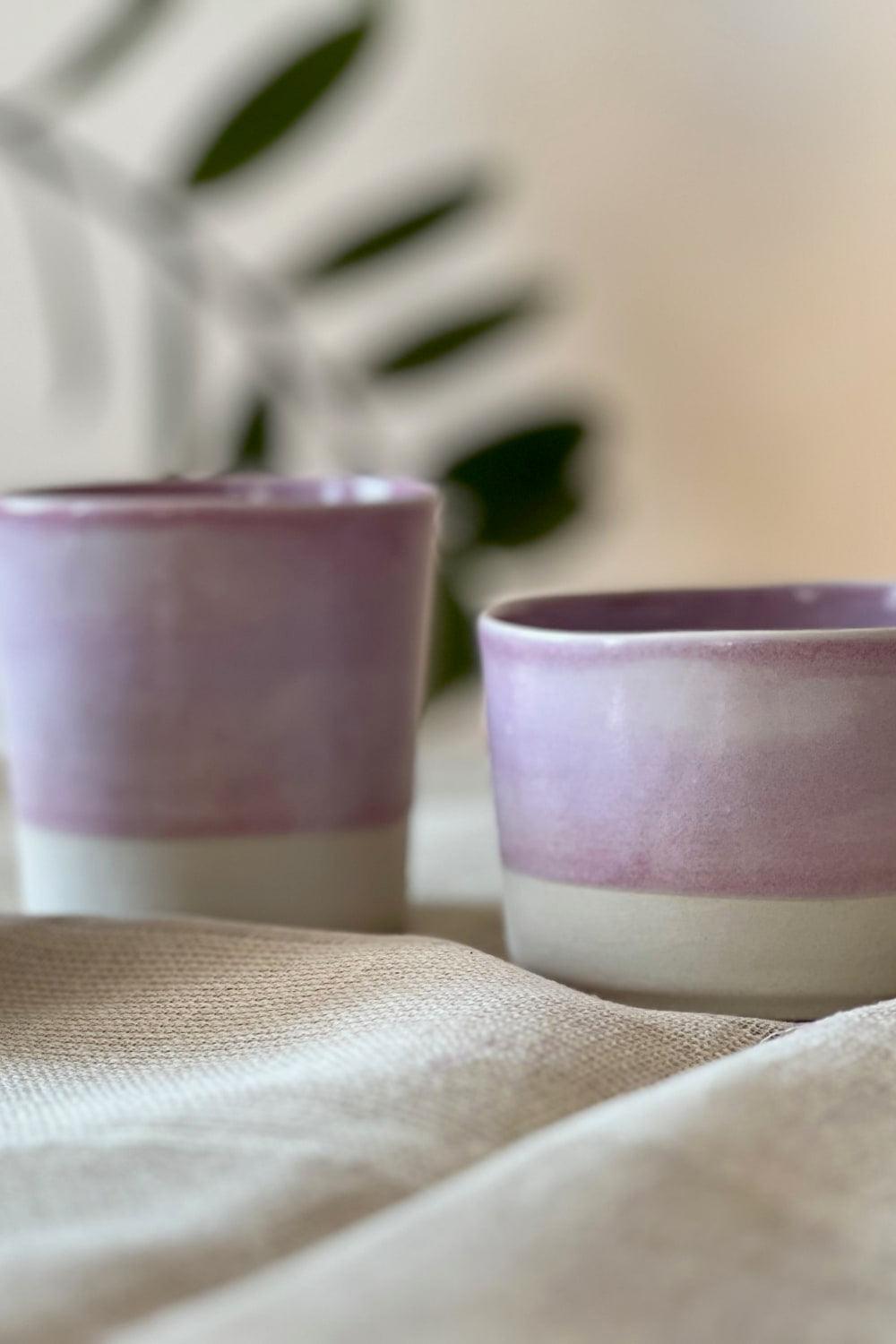 Zuzu Clay-Earth Mor Konik Kahve Bardağı-Bardak-2-Milagron.com