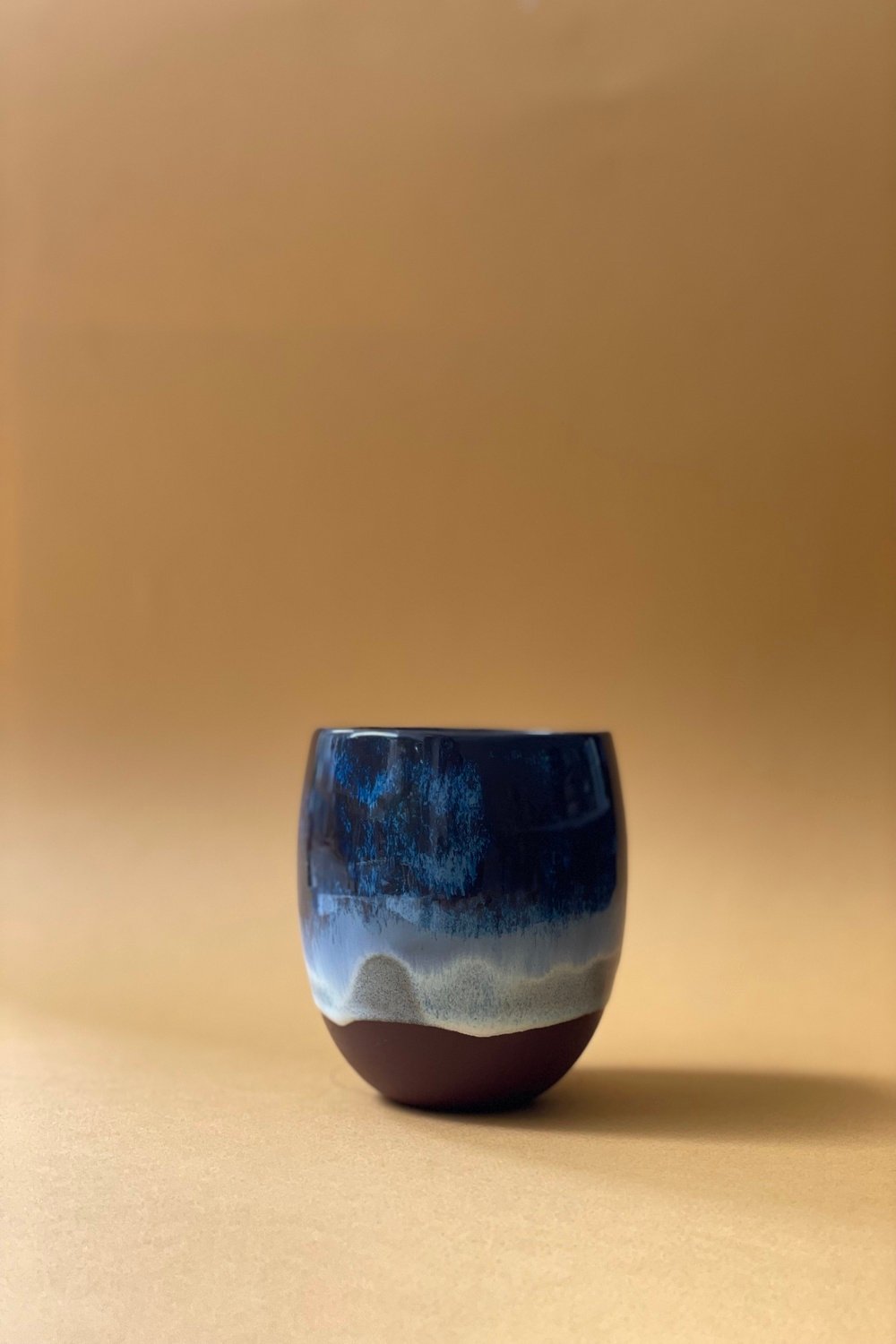 Zuzu Clay-Midnight Tombul Bardak-Bardak-1-Milagron.com