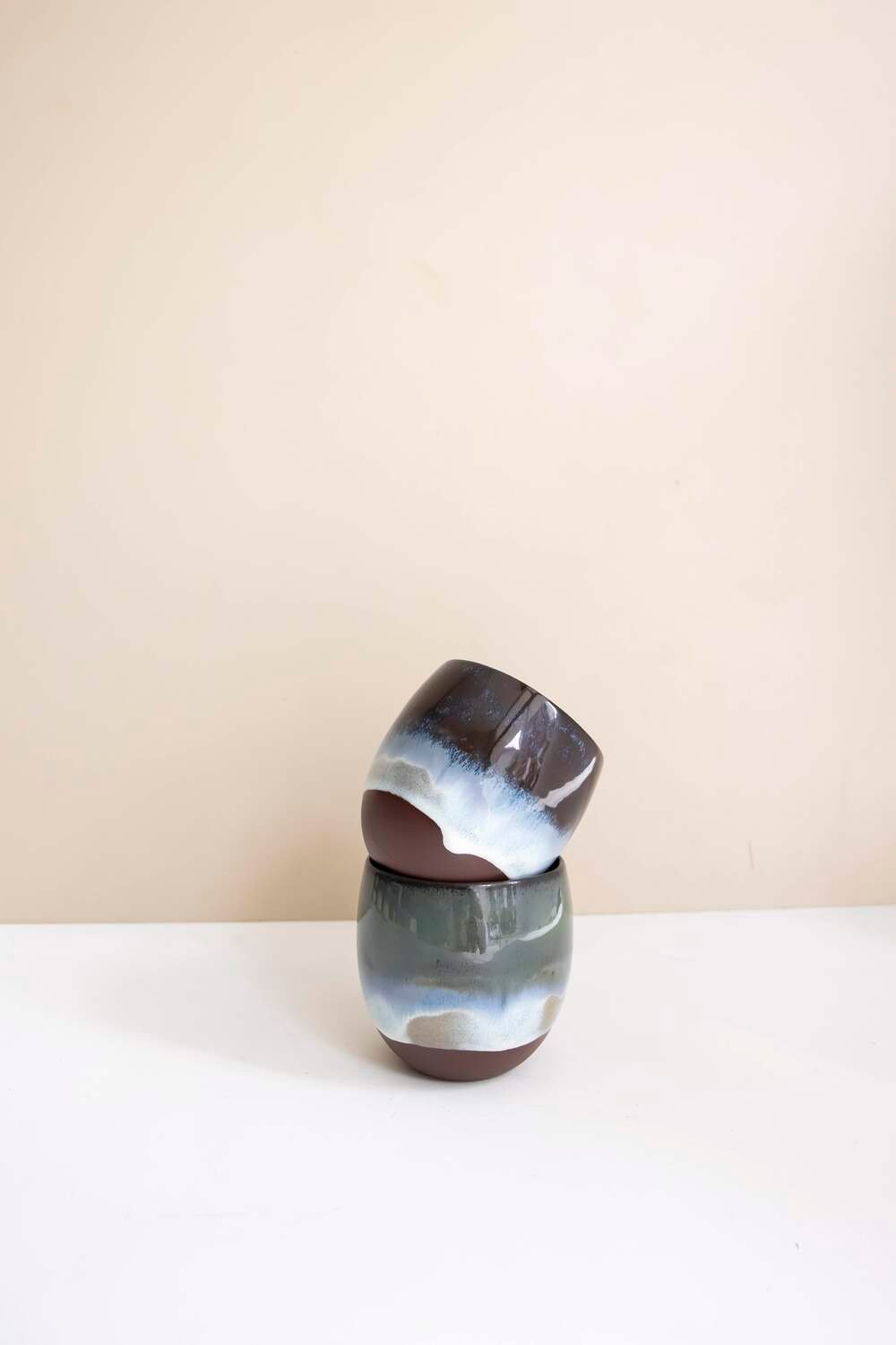 Zuzu Clay-Midnight Tombul Bardak-Bardak-2-Milagron.com