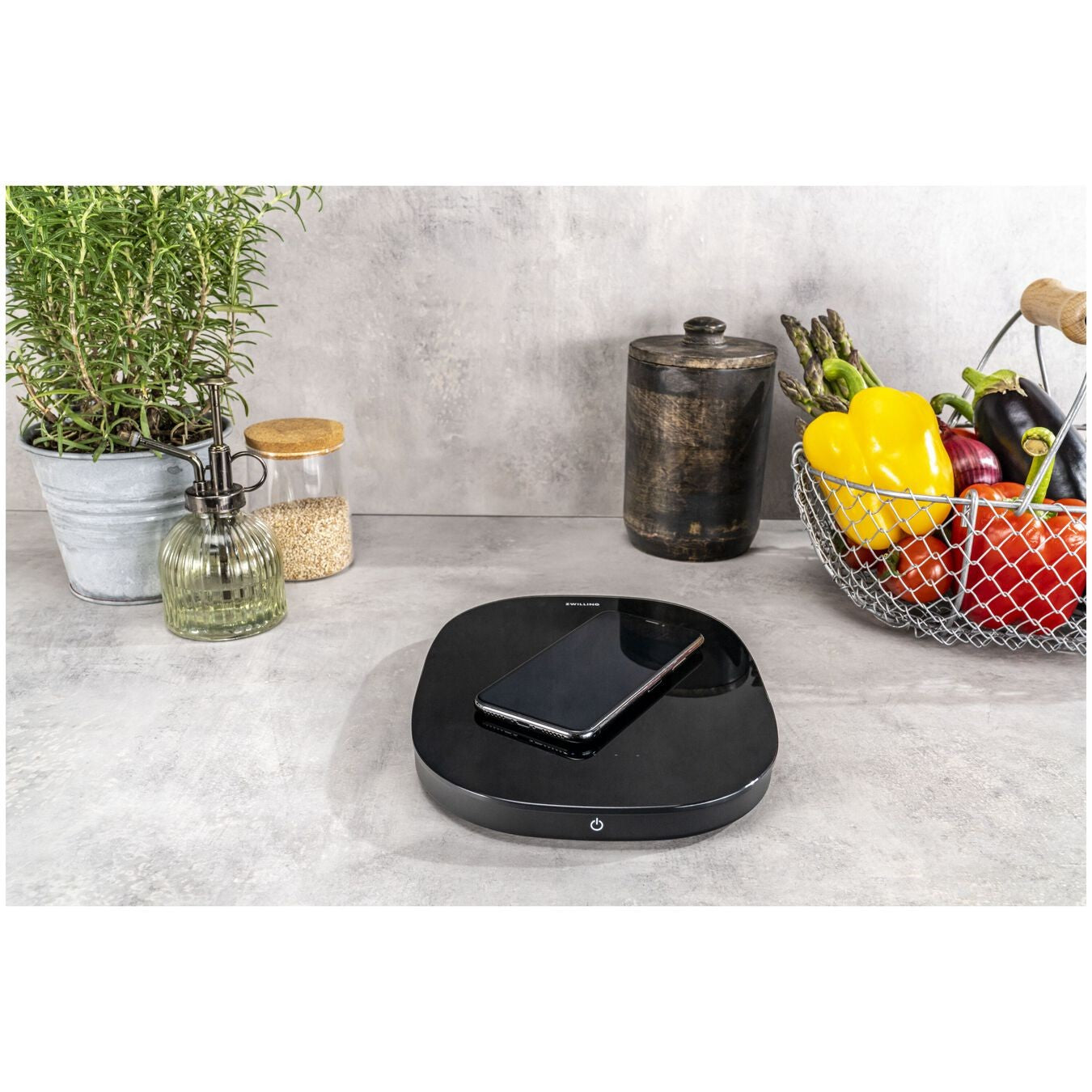 Zwilling 531044010 Enfinigy Mutfak Tartısı Siyah Magsafe Özellikli