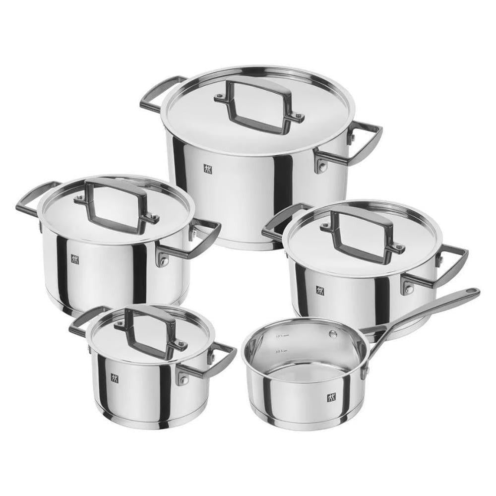 Zwilling Bellasera Black Paslanmaz Çelik Tencere Seti 5 Parça Siyah