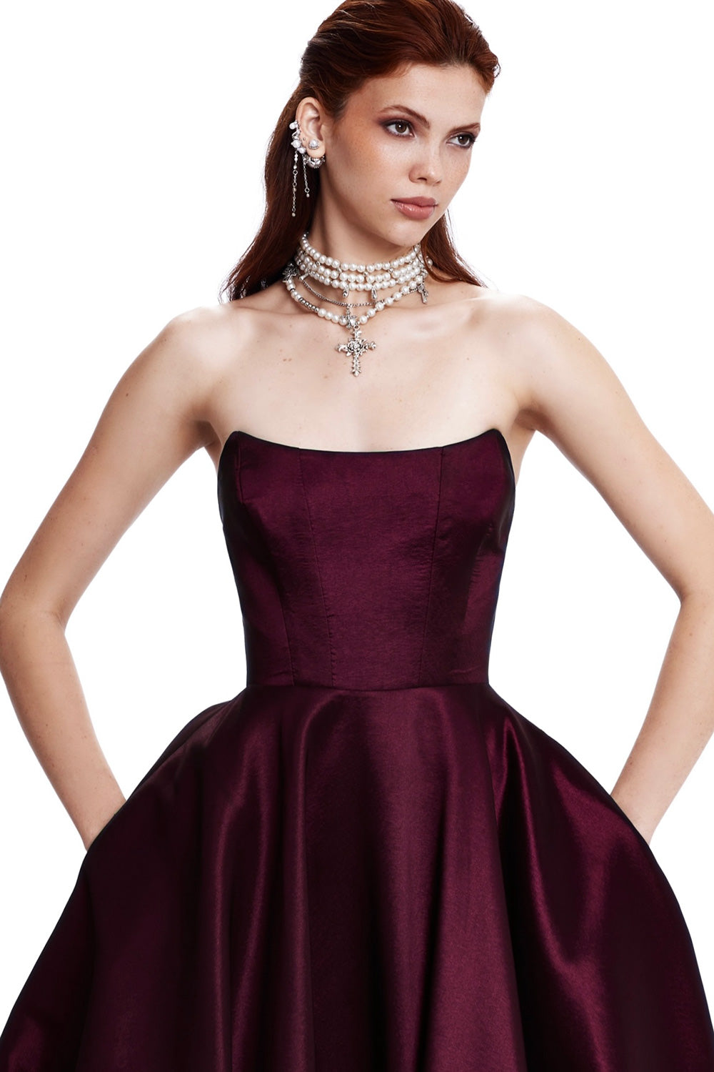 Esotte-Angeli̇ca Mürdüm Maxi̇ Elbi̇se-Elbise-4-Milagron.com