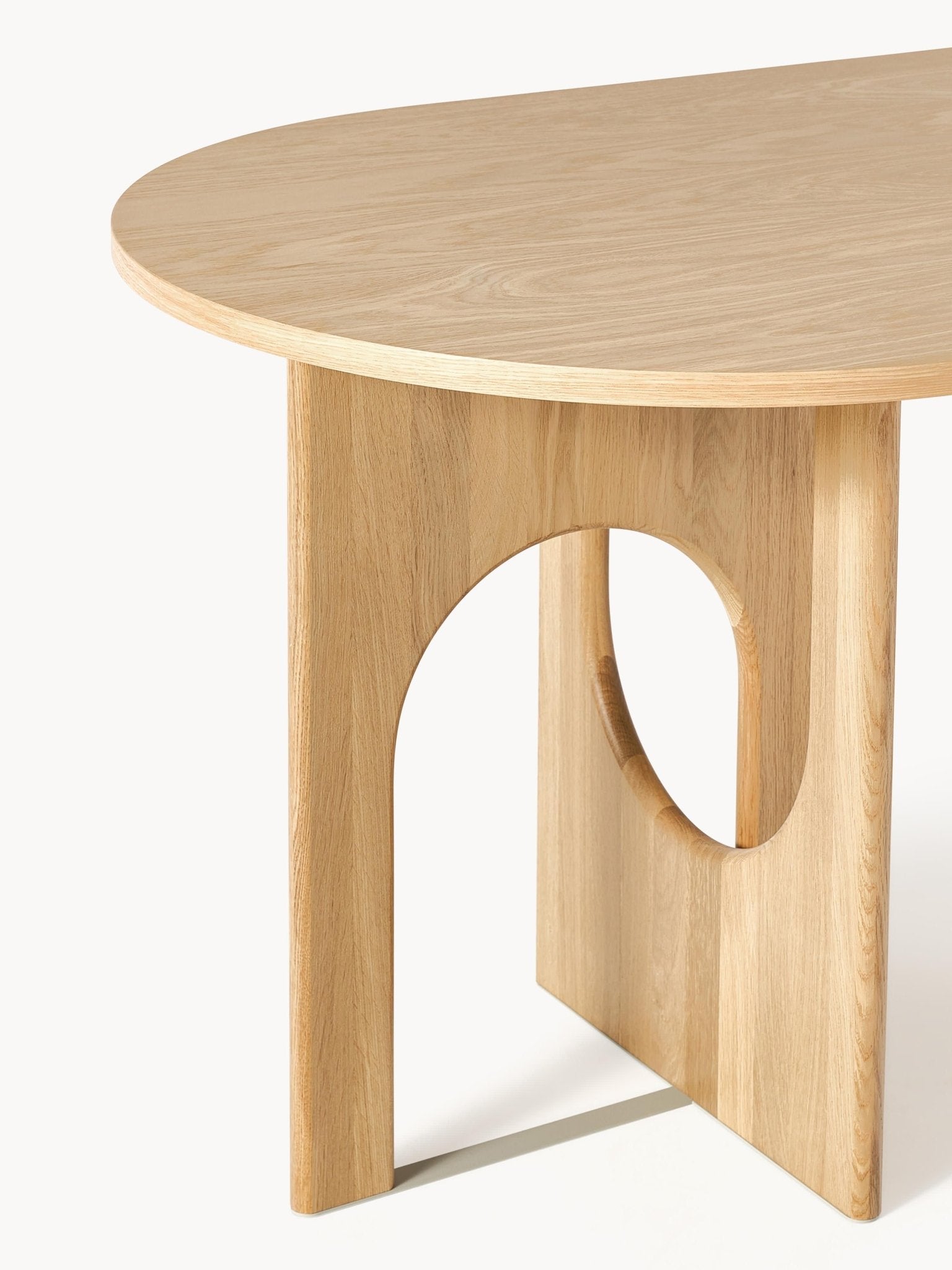 Apollo Oval Yemek Masası Modern Lüks Tasarım 200 Cm