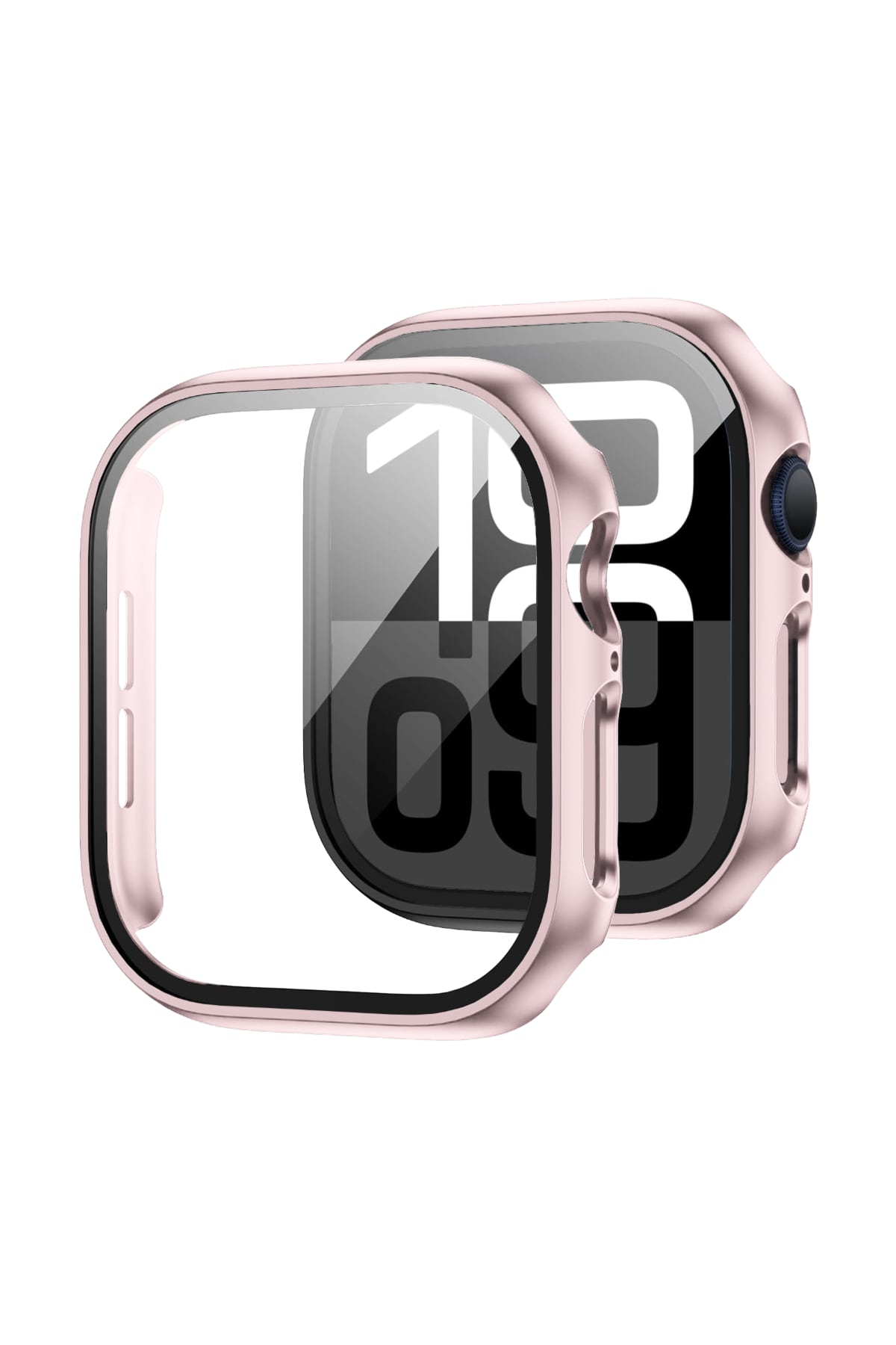 Apple Watch Uyumlu Ekran Koruyucu Pembe Renkli Kasa