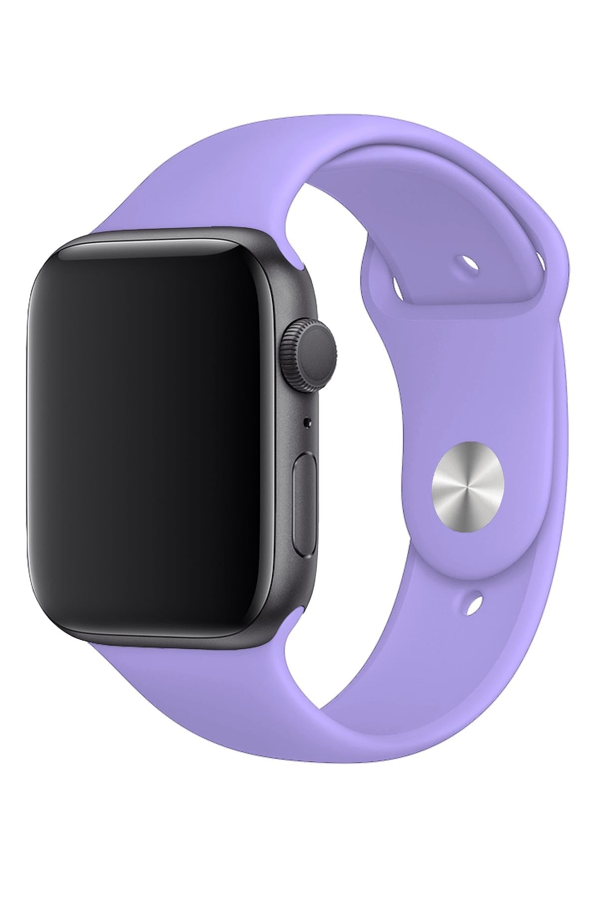 Apple Watch Uyumlu Silikon Spor Kordon Mauve