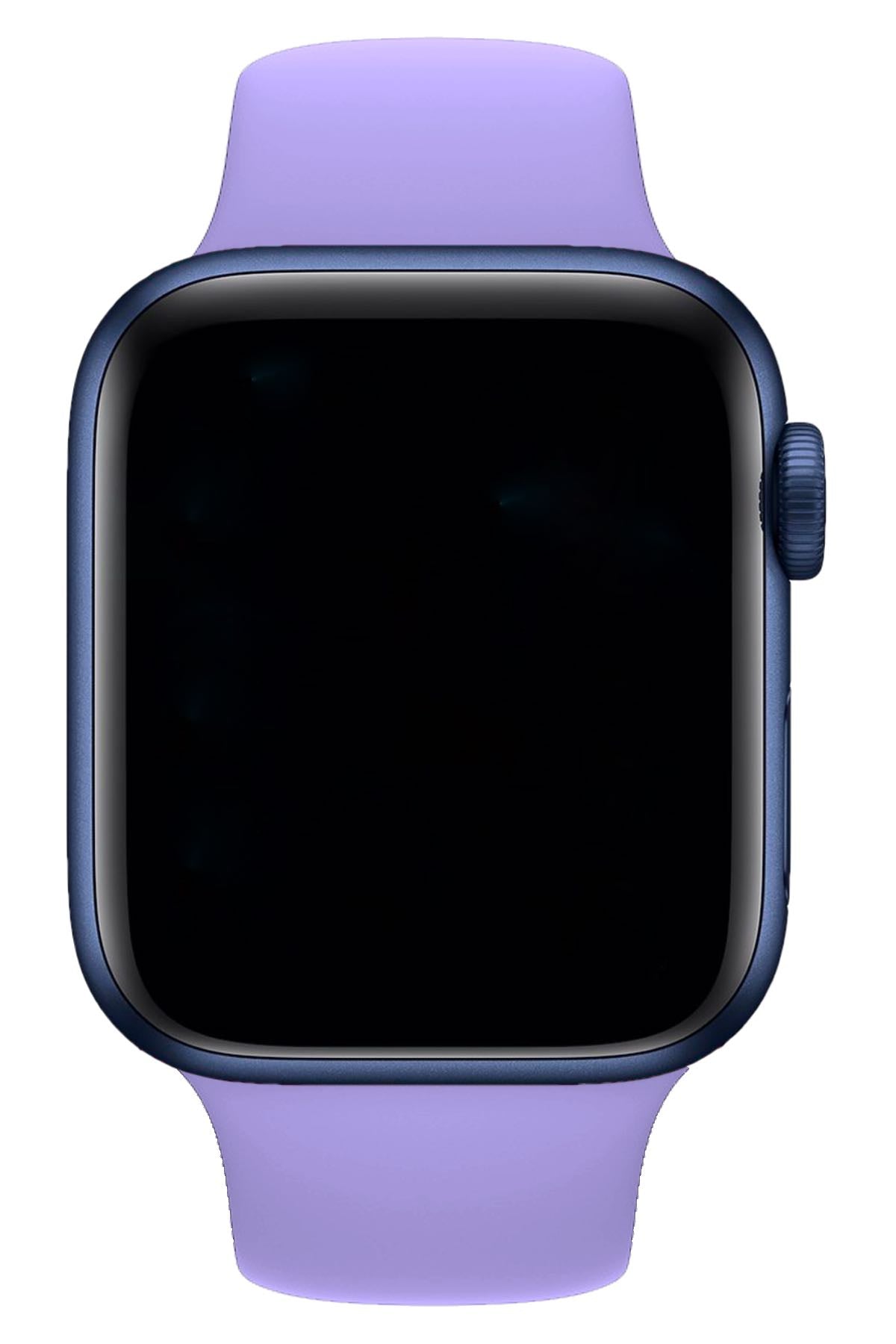 Apple Watch Uyumlu Silikon Spor Kordon Mauve