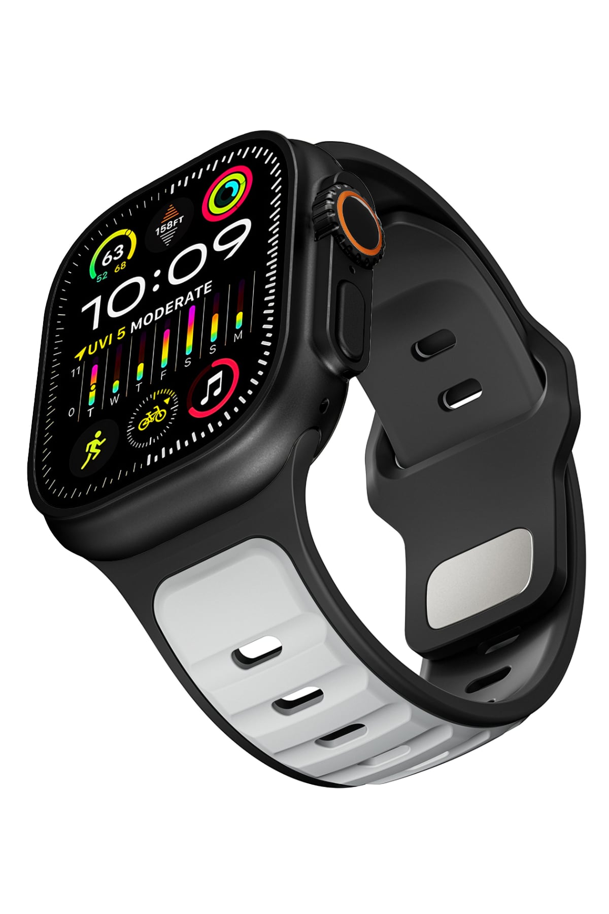 Apple Watch Ultra Uyumlu Dualflex Kordon Stormice