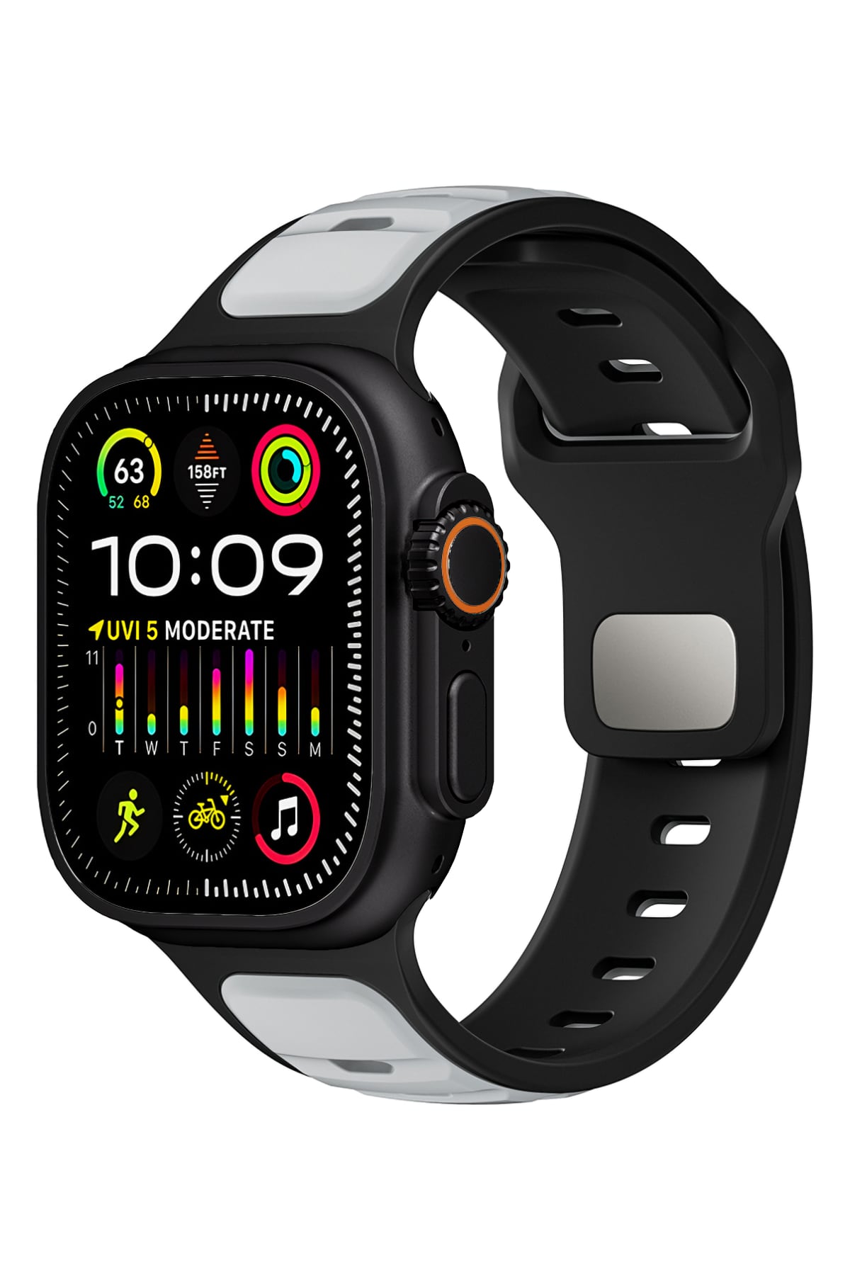 Apple Watch Ultra Uyumlu Dualflex Kordon Stormice