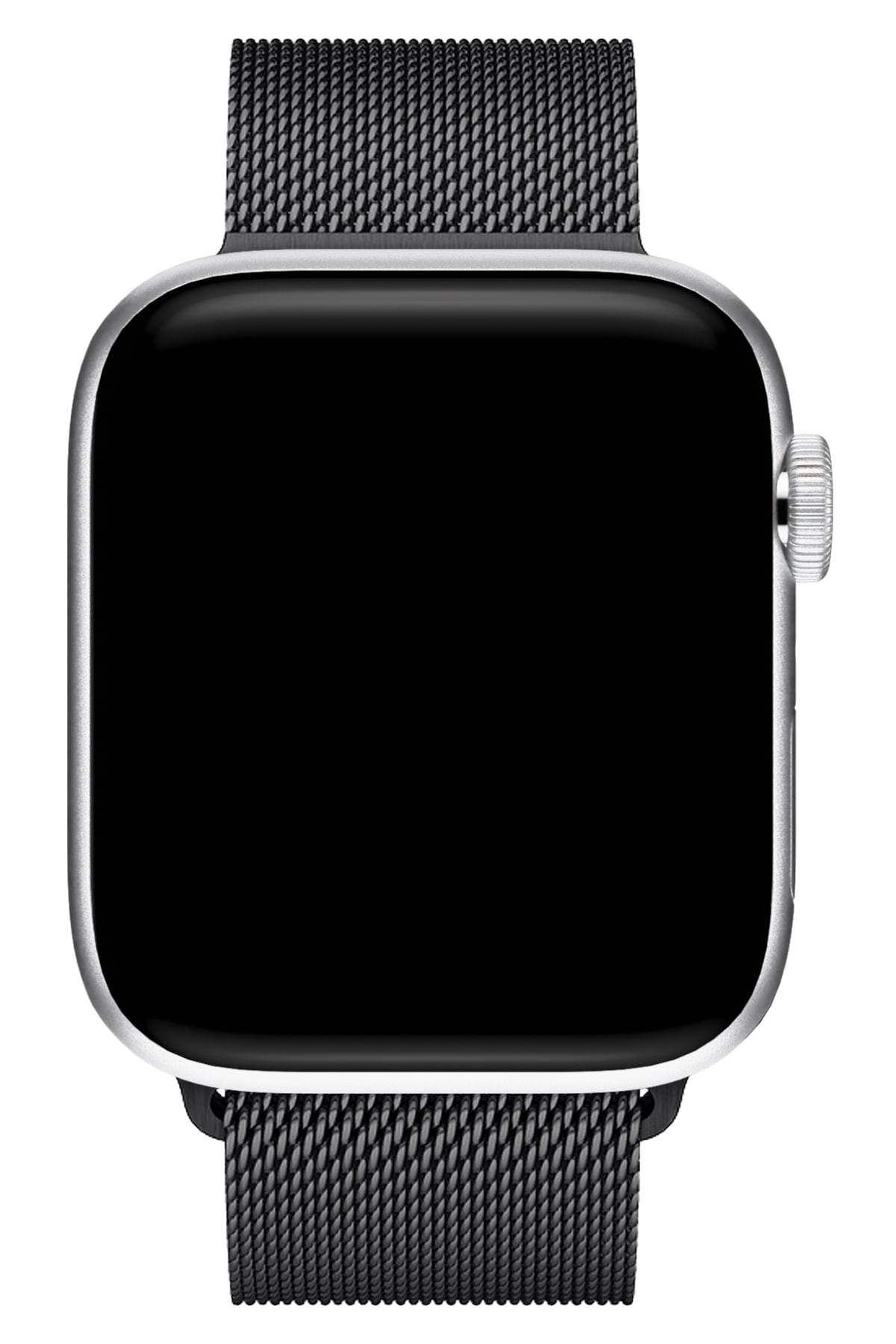 Apple Watch Ultra Uyumlu İNce Örgü Milano Loop Siyah