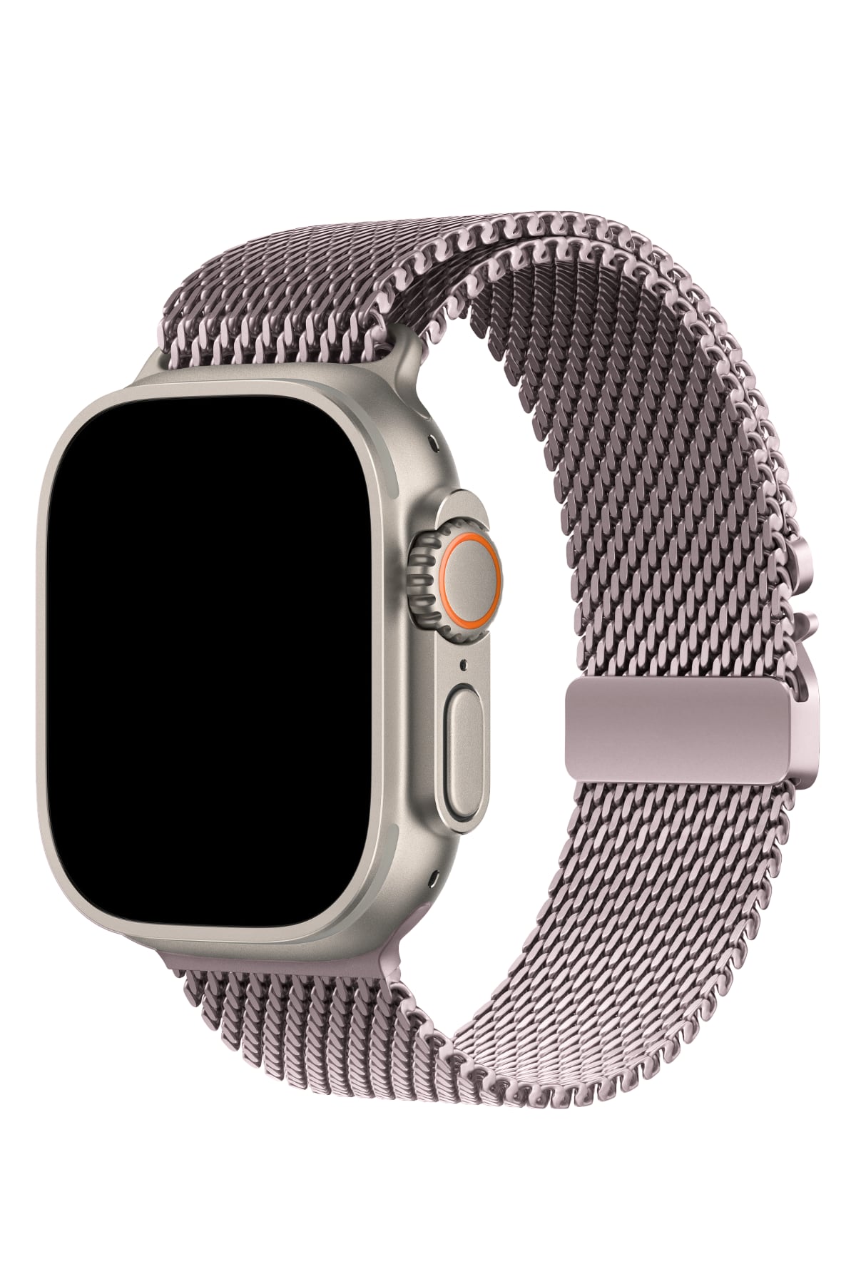 Apple Watch Ultra Uyumlu Kalın Örgü Milano Loop Lilac