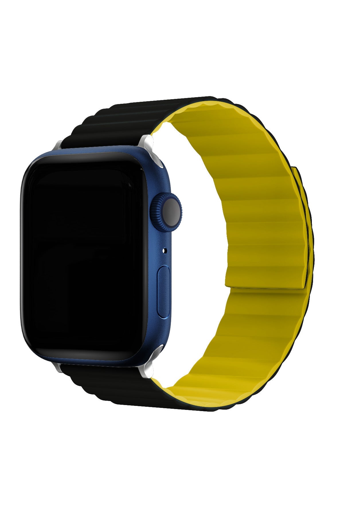 Apple Watch Uyumlu Baklalı Louis Loop Kordon Black Aureolin