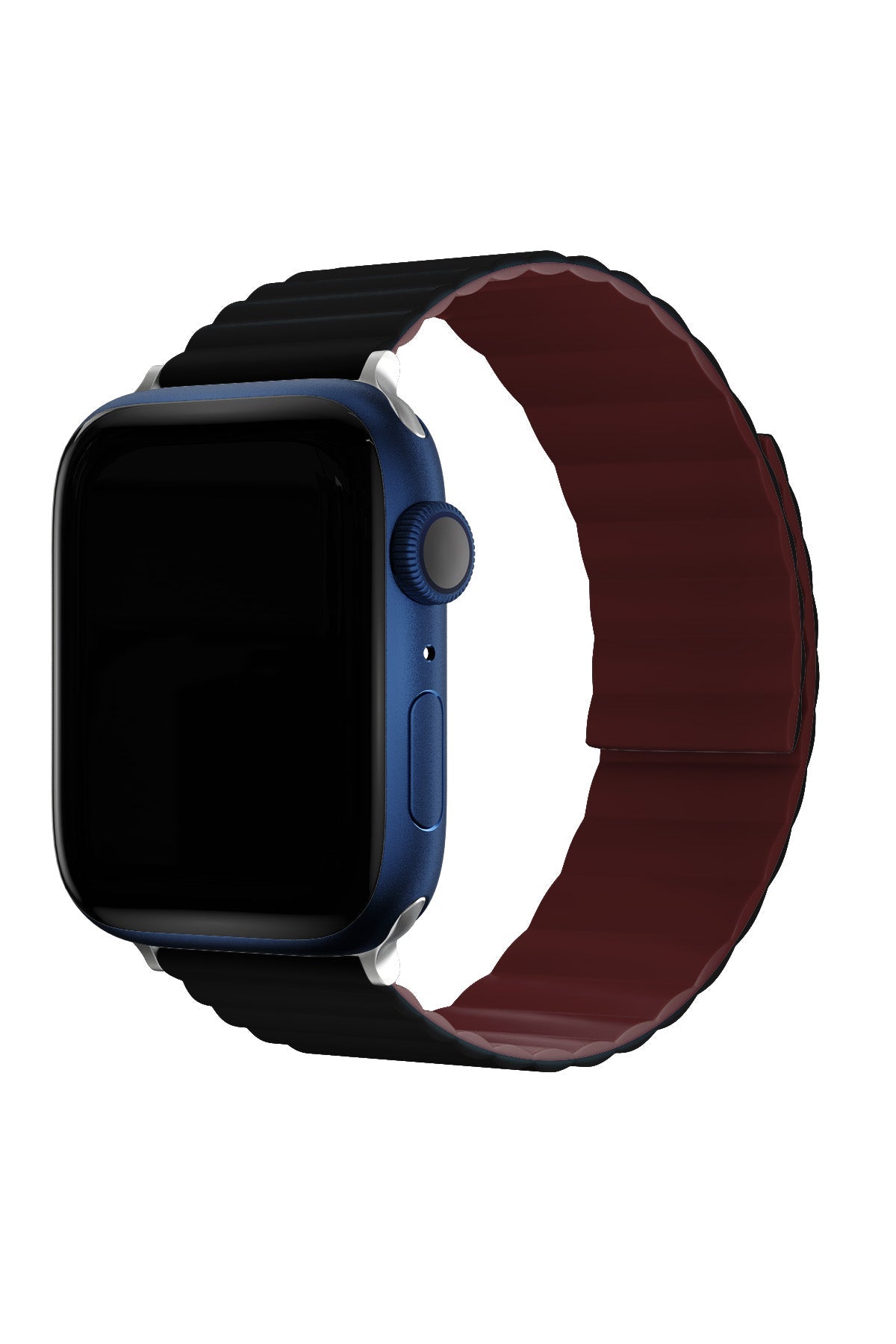 Apple Watch Uyumlu Baklalı Louis Loop Kordon Cool Black