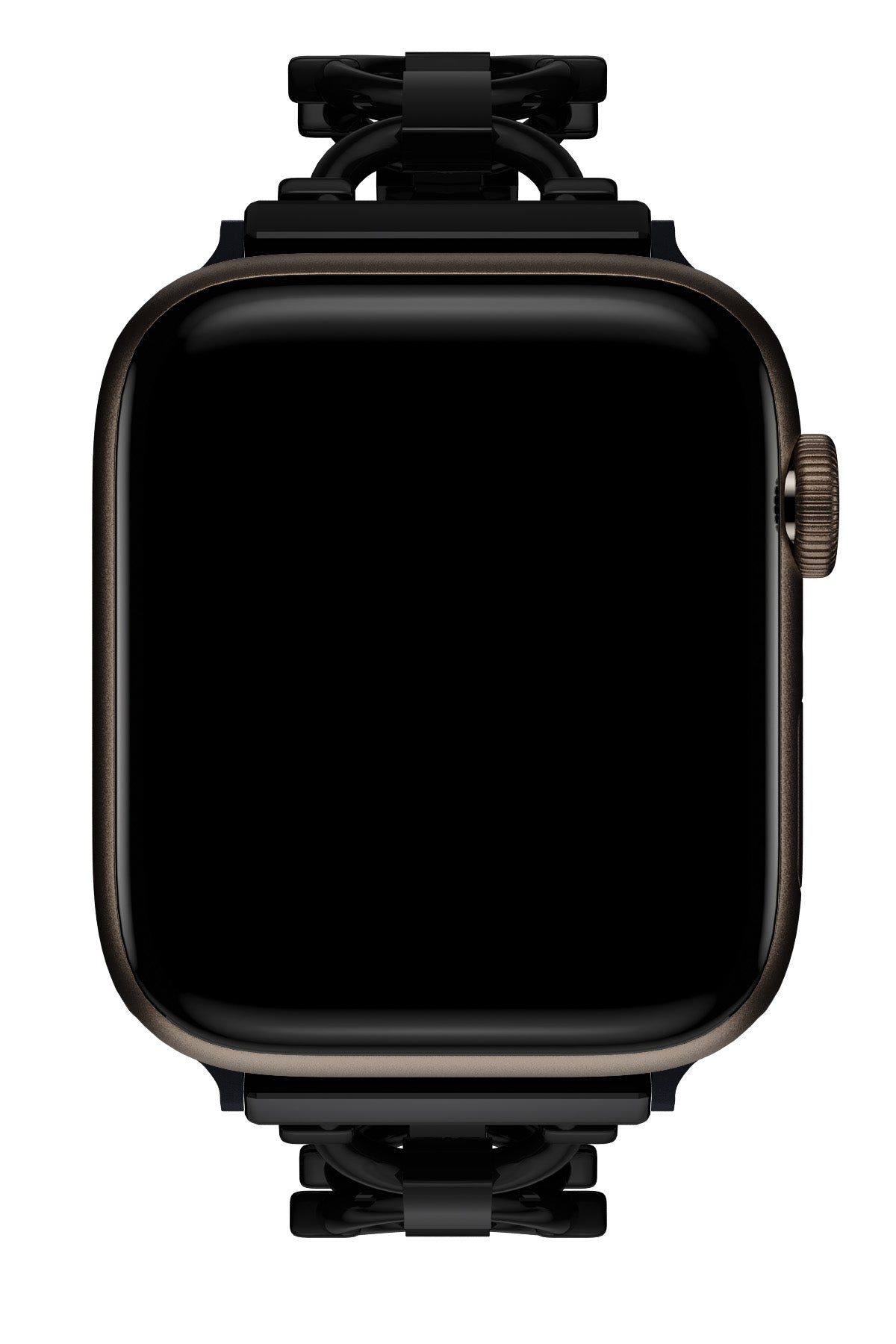 Apple Watch Uyumlu Chain Loop Kordon Frost Black