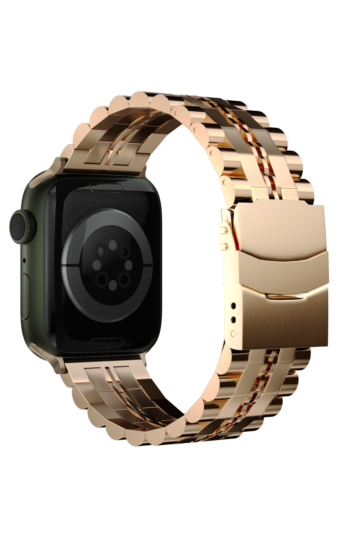 Apple Watch Uyumlu Çelik Steelmaster Loop Kordon Baby Pink
