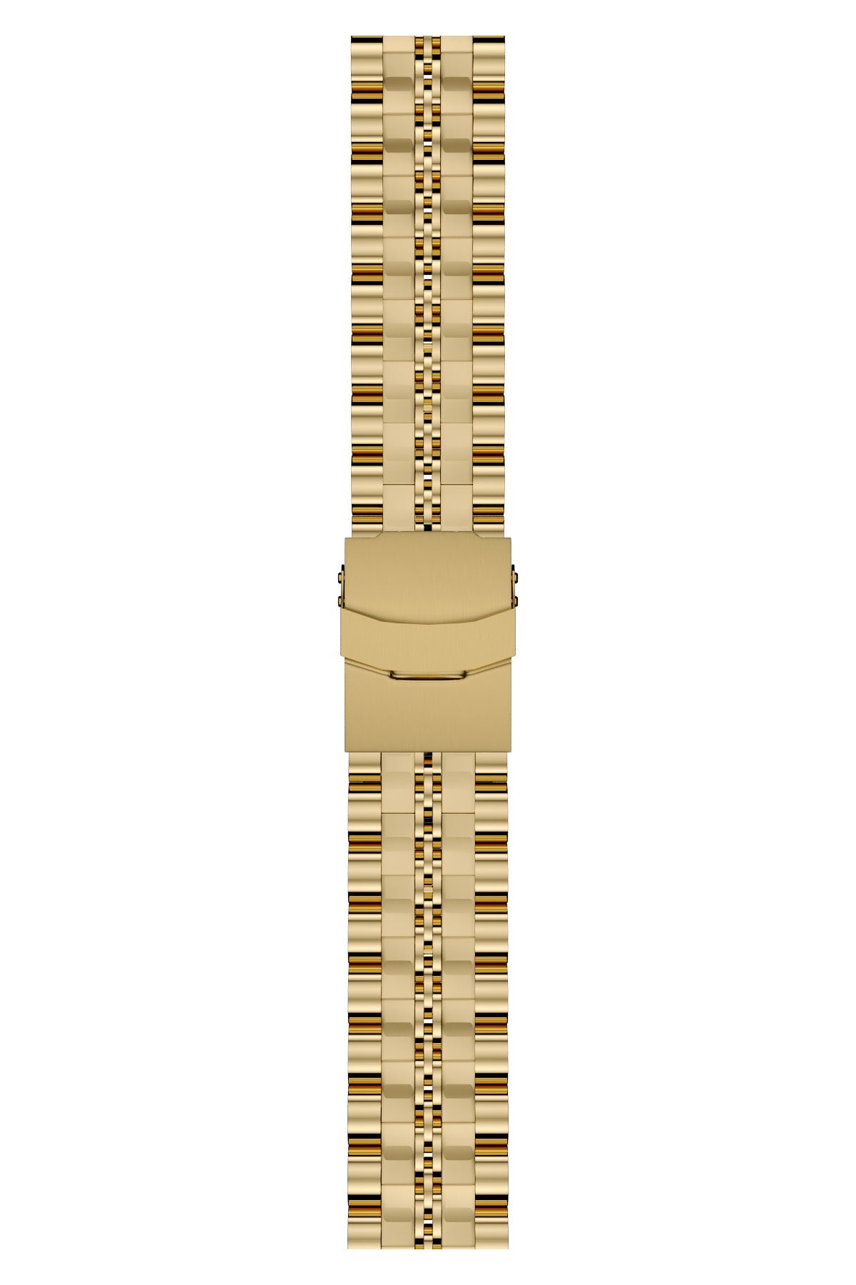 Apple Watch Uyumlu Çelik Steelmaster Loop Kordon Royal Yellow