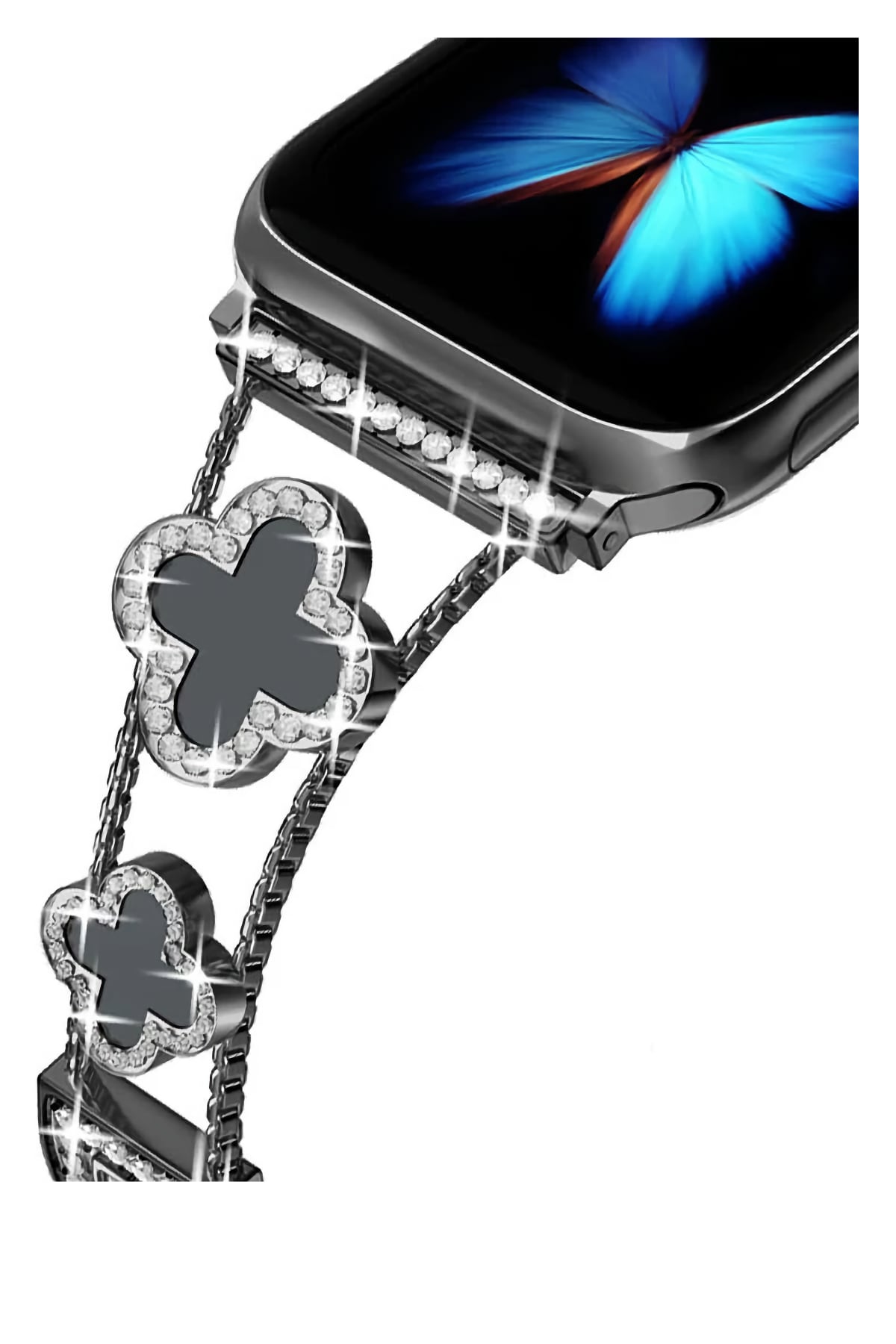 Apple Watch Uyumlu Clovella Metal Kordon Blacklux
