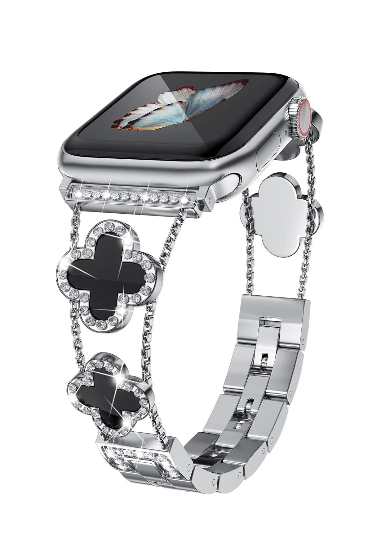 Apple Watch Uyumlu Clovella Metal Kordon Onyxa