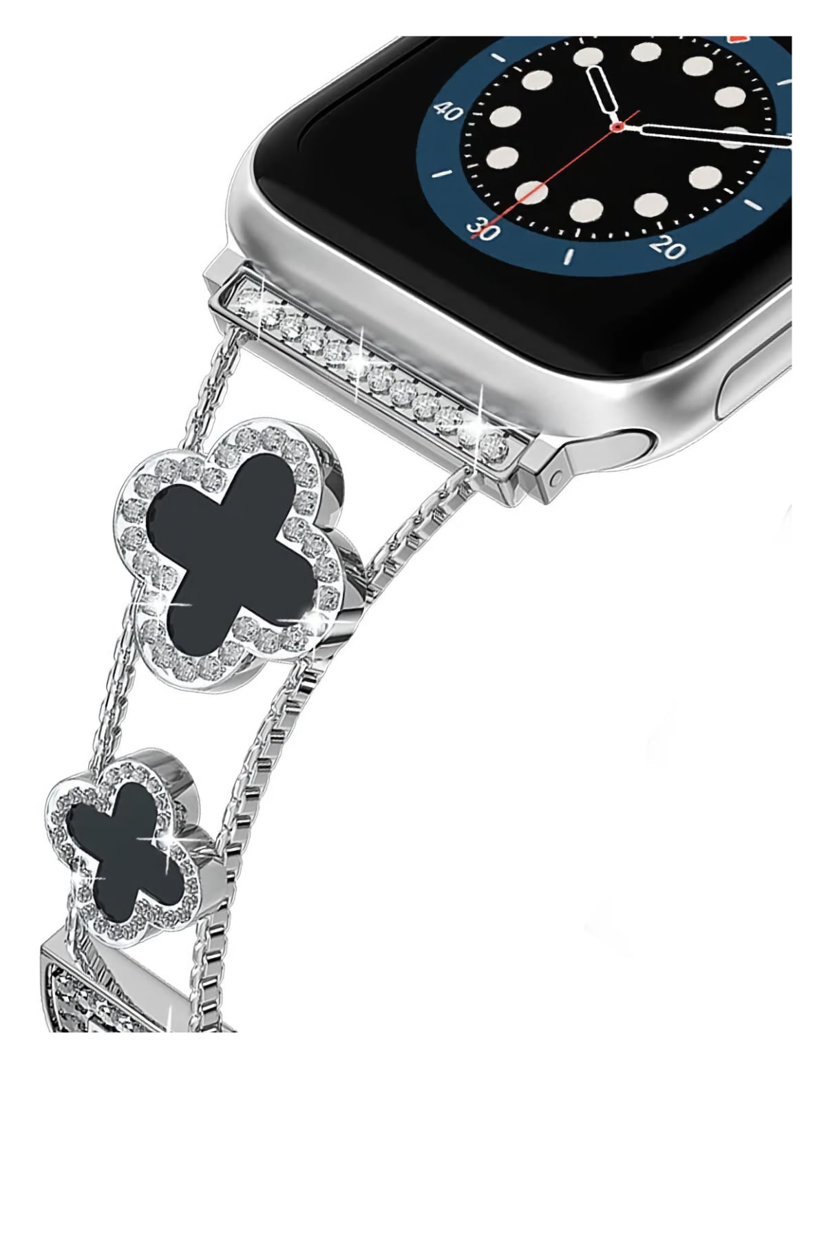 Apple Watch Uyumlu Clovella Metal Kordon Onyxa