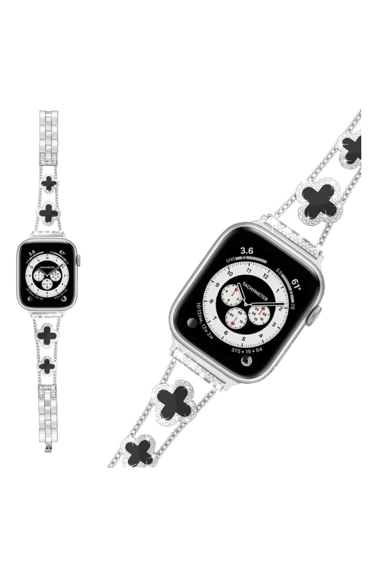 Apple Watch Uyumlu Clovella Metal Kordon Onyxa