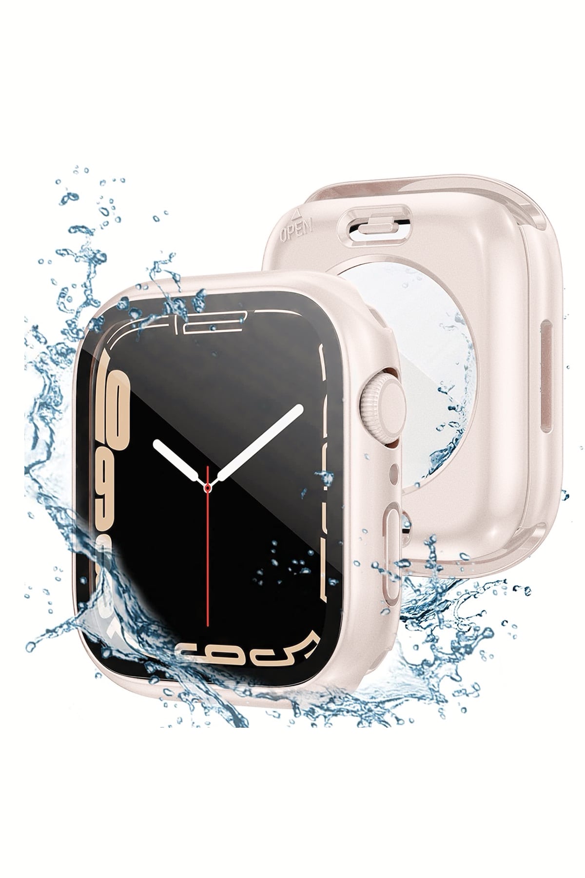 Apple Watch Uyumlu Ekran Koruyucu Kasa Suya Dayanıklı Tearose