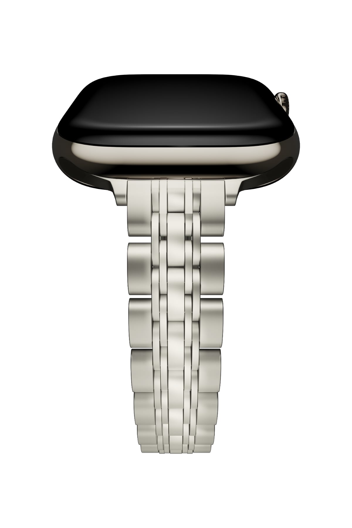 Apple Watch Uyumlu Elegance Çelik Kordon Mat Starlight