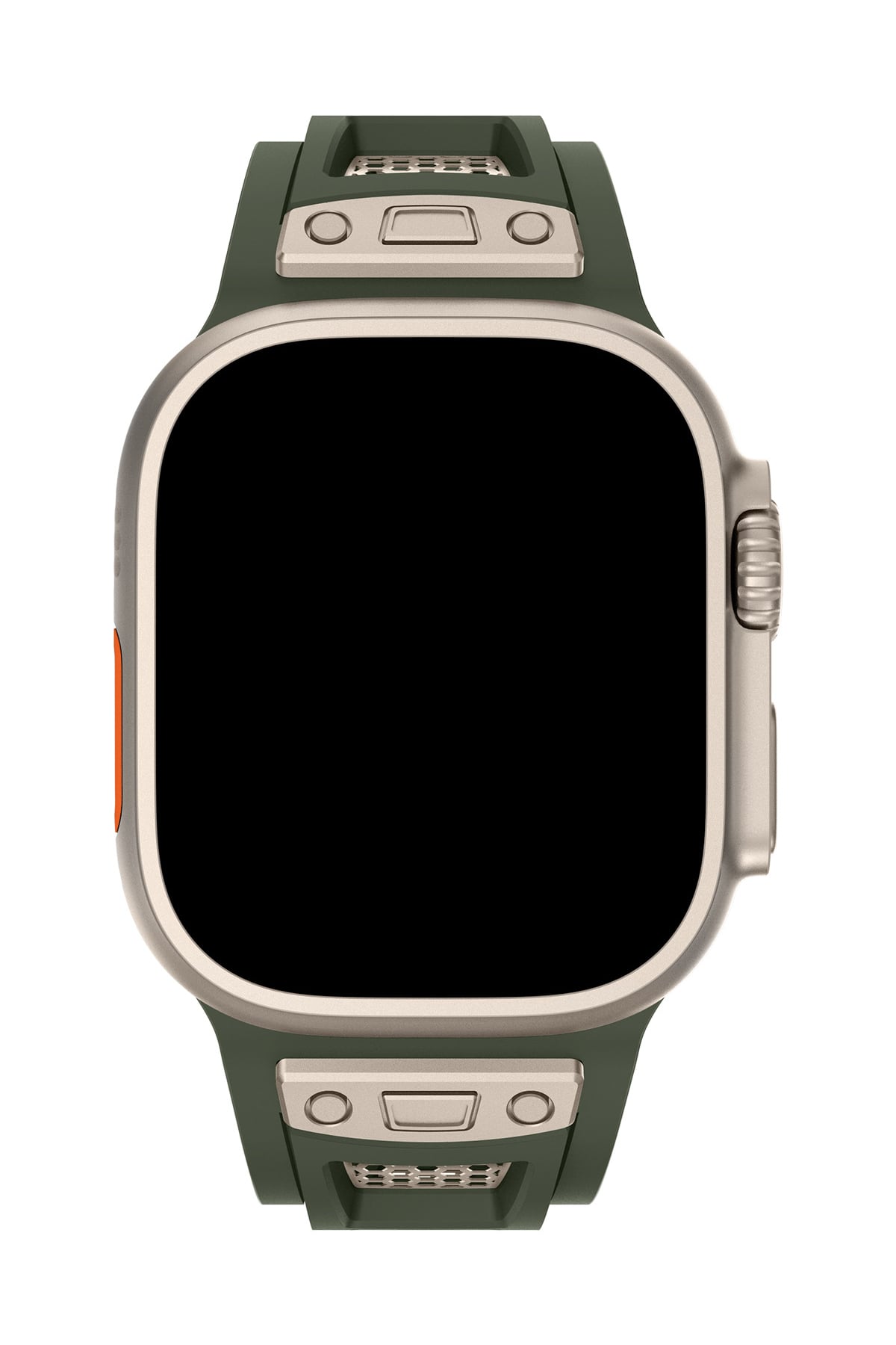 Apple Watch Uyumlu Hexagon Loop Silikon Kordon Yeşil
