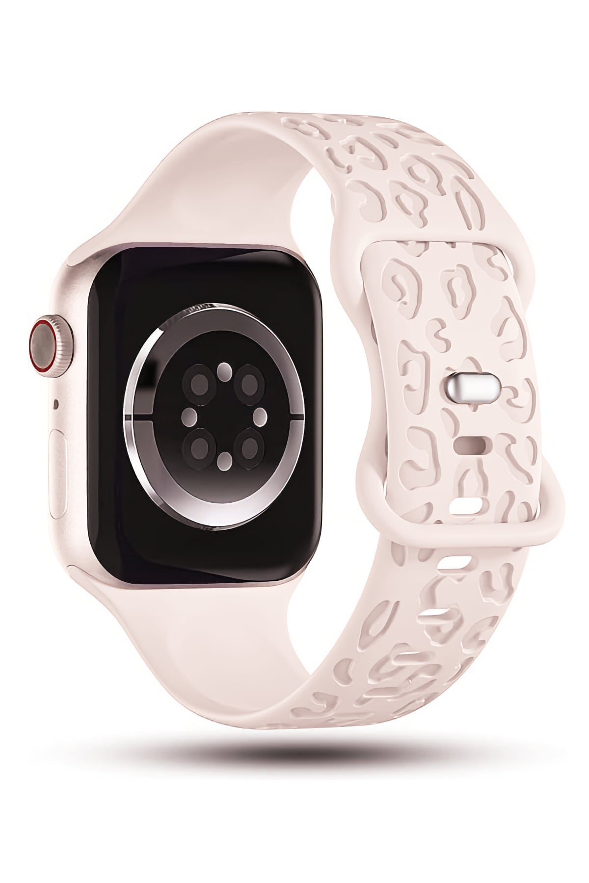 Apple Watch Uyumlu Leoline Silikon Spor Kordon Roselle