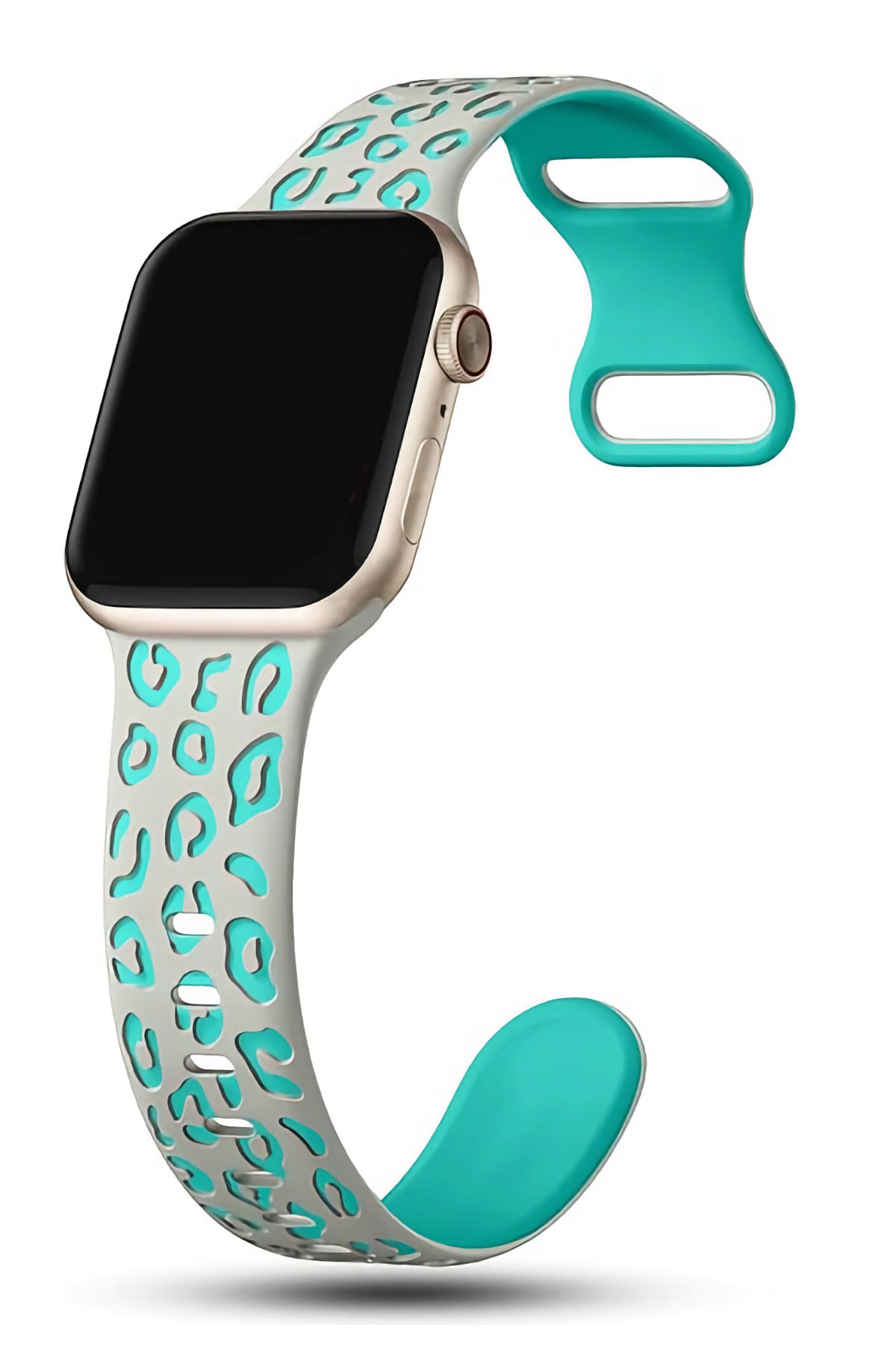 Apple Watch Uyumlu Leoline Silikon Spor Kordon Storm Breeze
