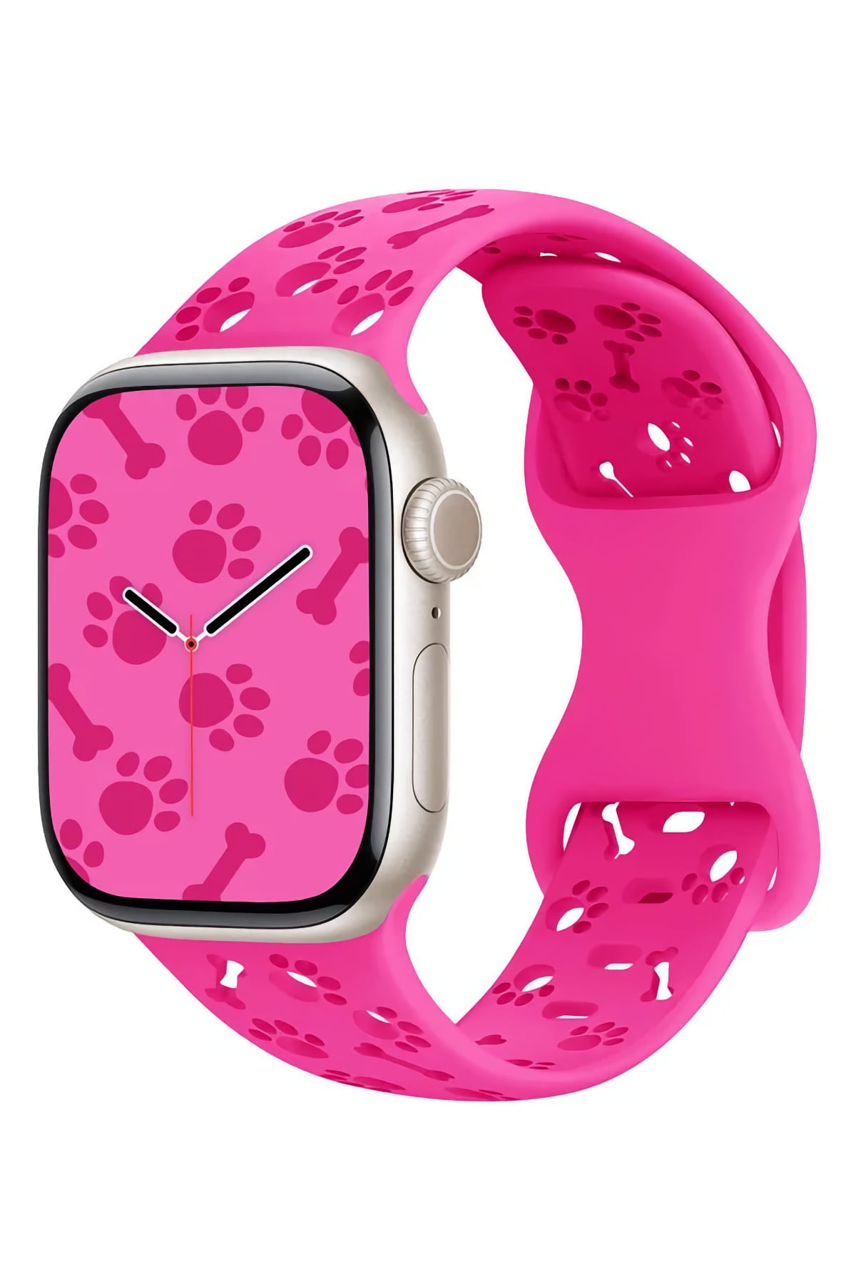 Apple Watch Uyumlu Patimood Silikon Kordon Candypaw
