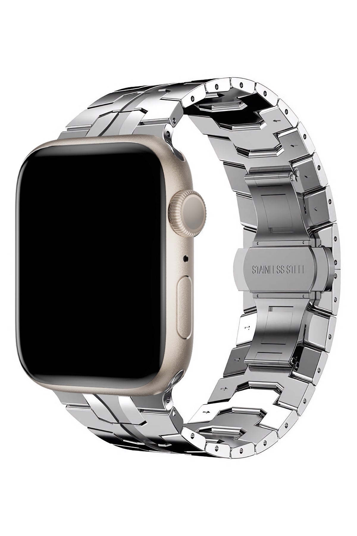 Apple Watch Uyumlu Celik Riot Loop Kordon Timberwolf