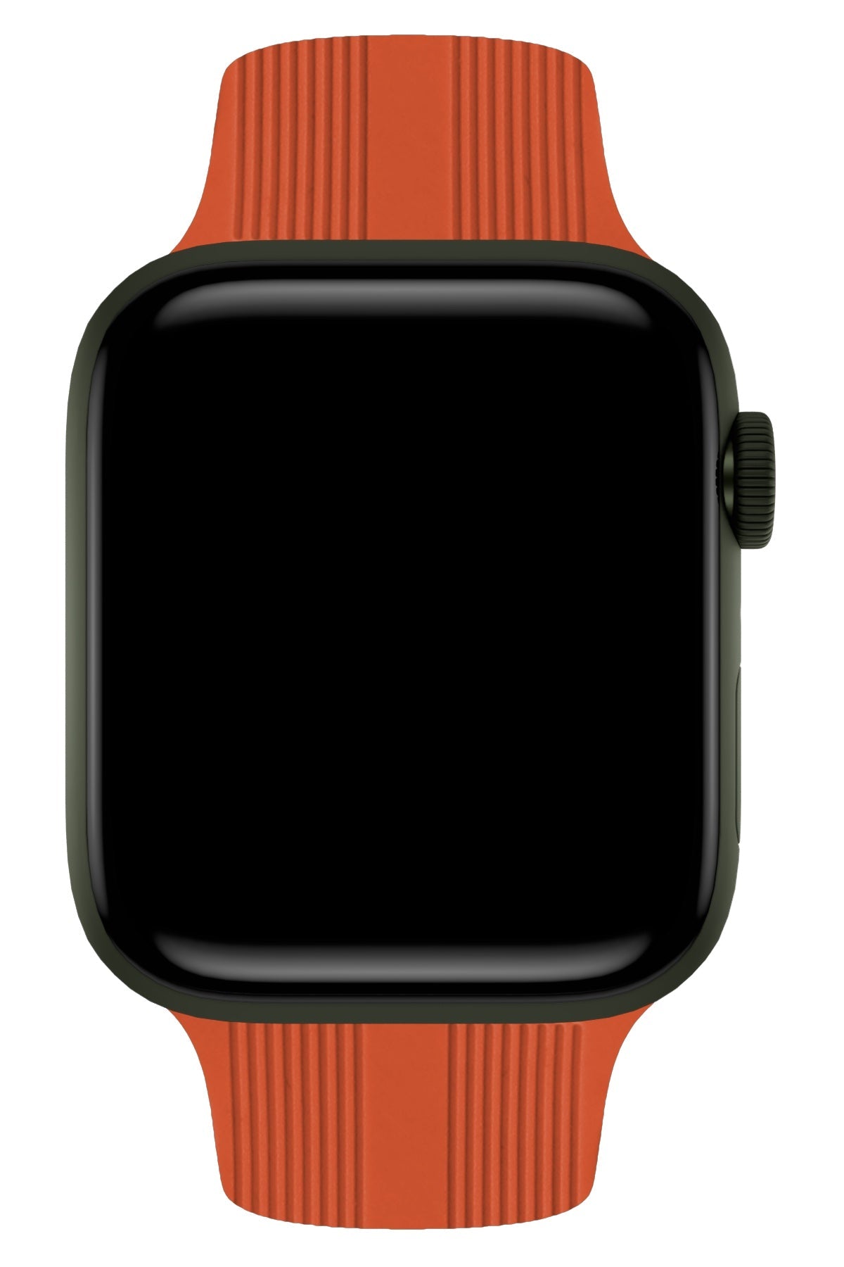 Apple Watch Uyumlu Silikon Line Loop Kordon Tangelo