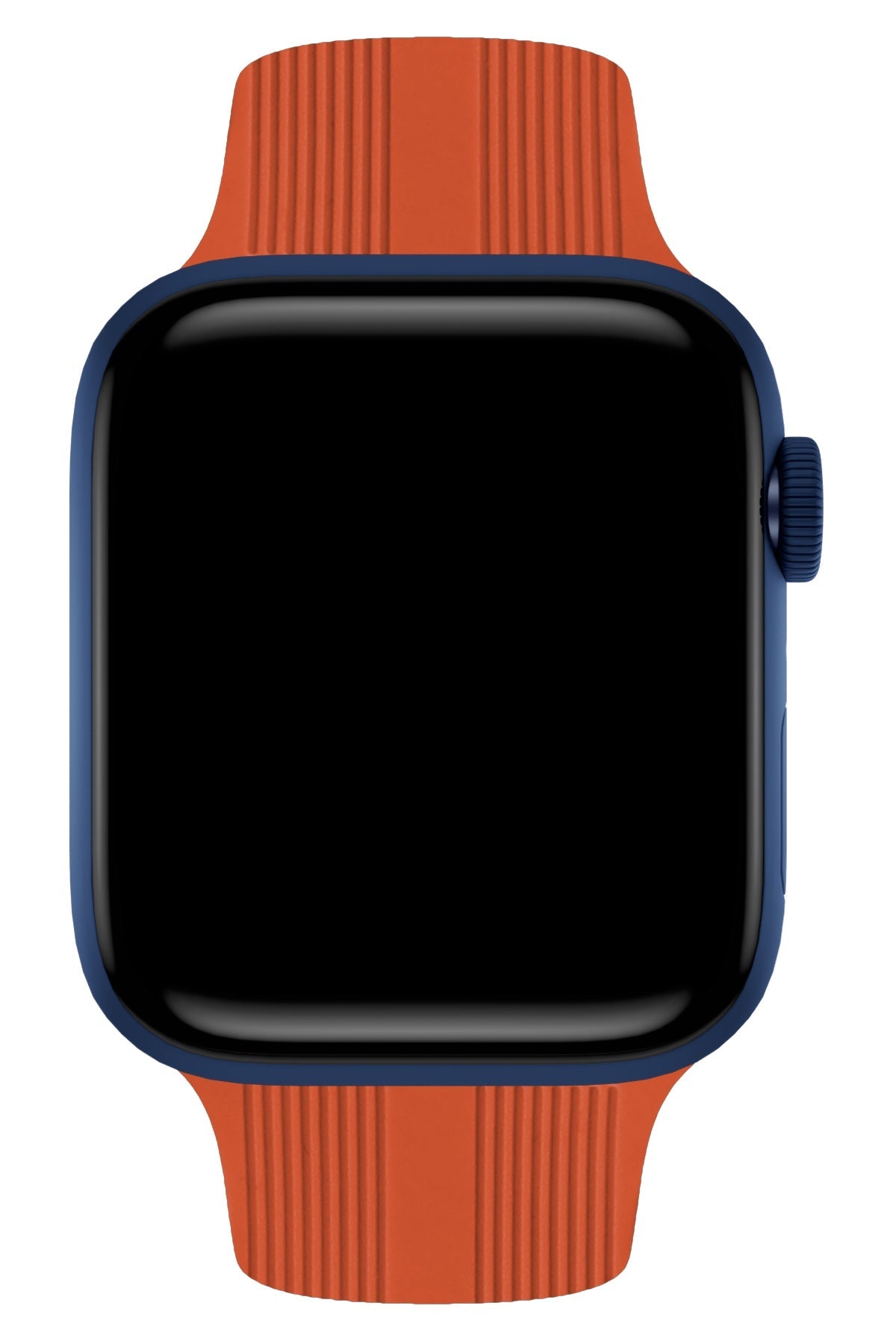Apple Watch Uyumlu Silikon Line Loop Kordon Tangelo