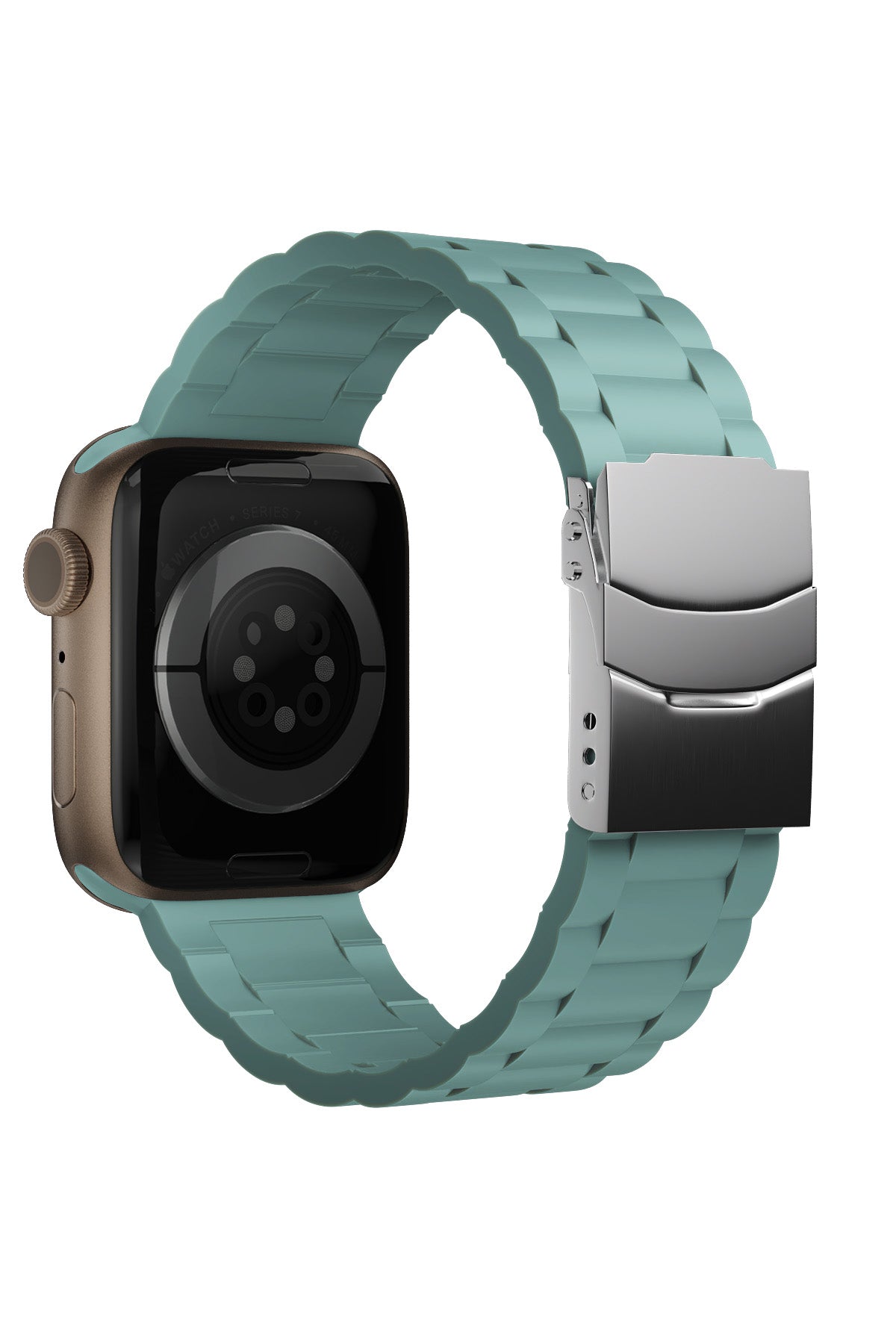 Apple Watch Uyumlu Soft Buckle Silikon Kordon Viridian