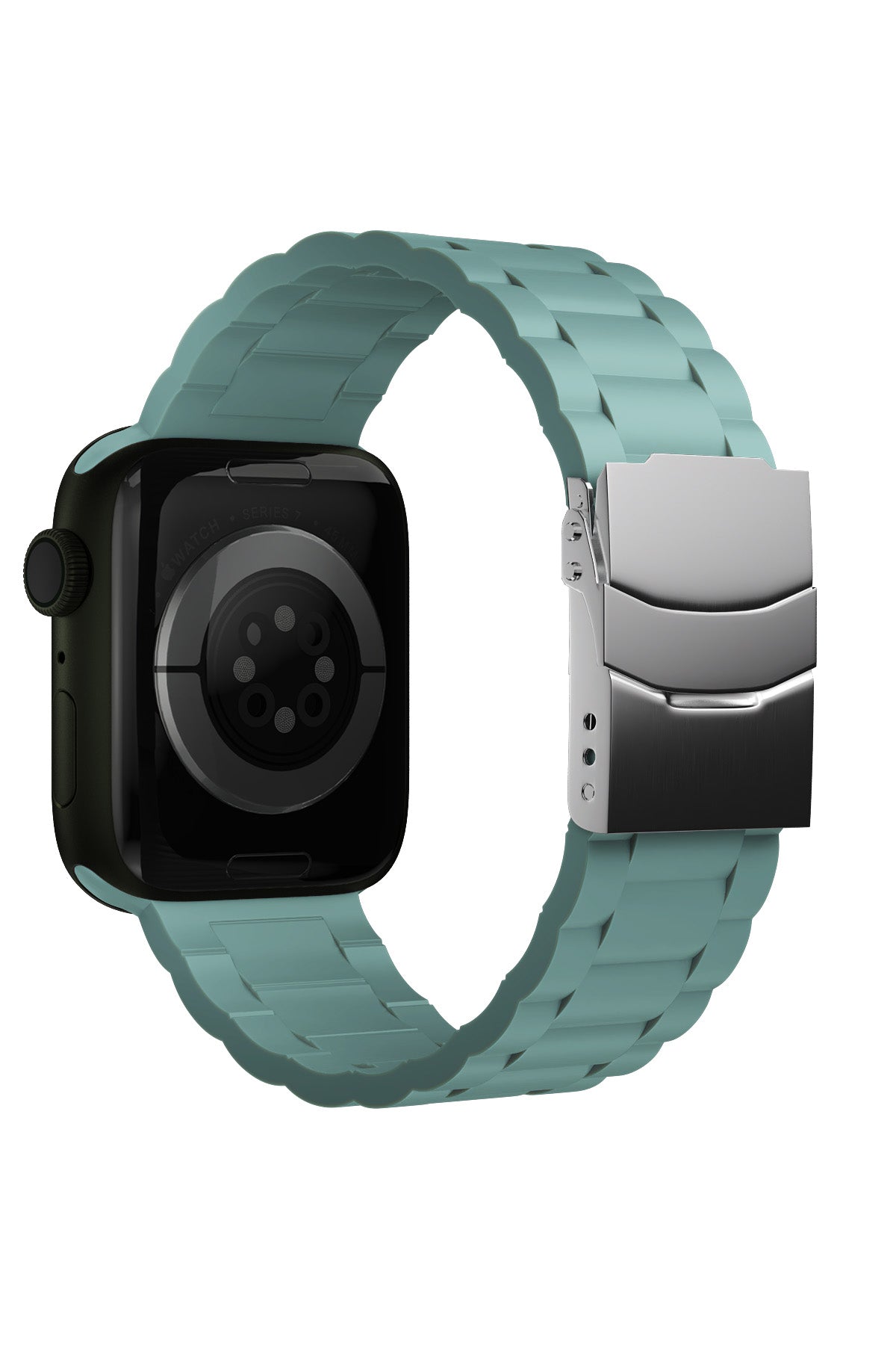 Apple Watch Uyumlu Soft Buckle Silikon Kordon Viridian