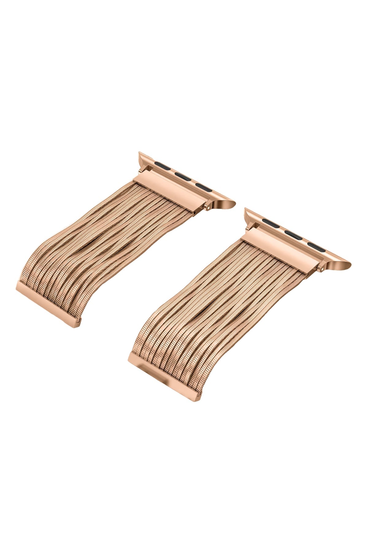 Apple Watch Uyumlu Tassel Chain Kordon Rose Gold