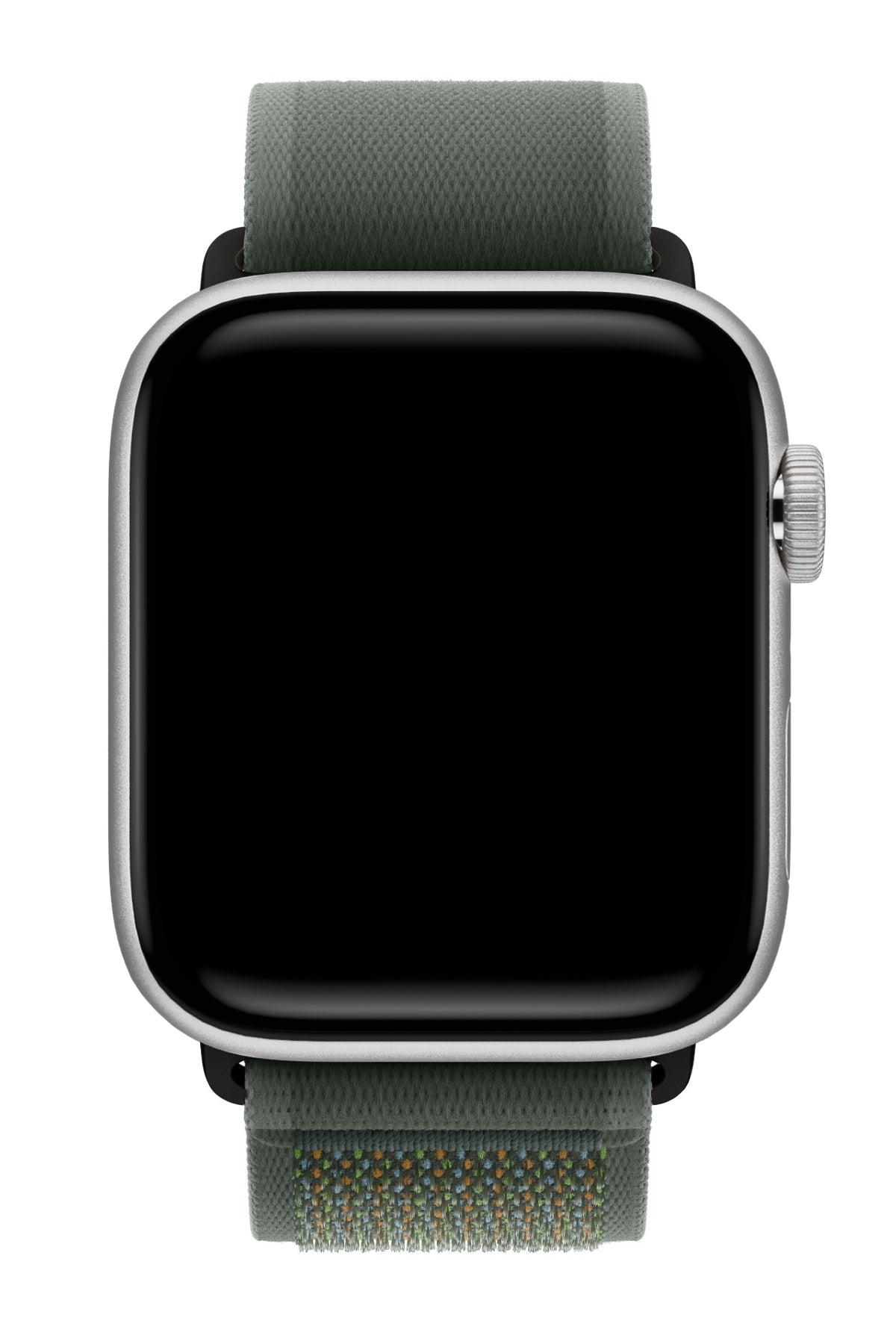 Apple Watch Uyumlu Trail Loop Kordon Siyah Tokalı Greeni