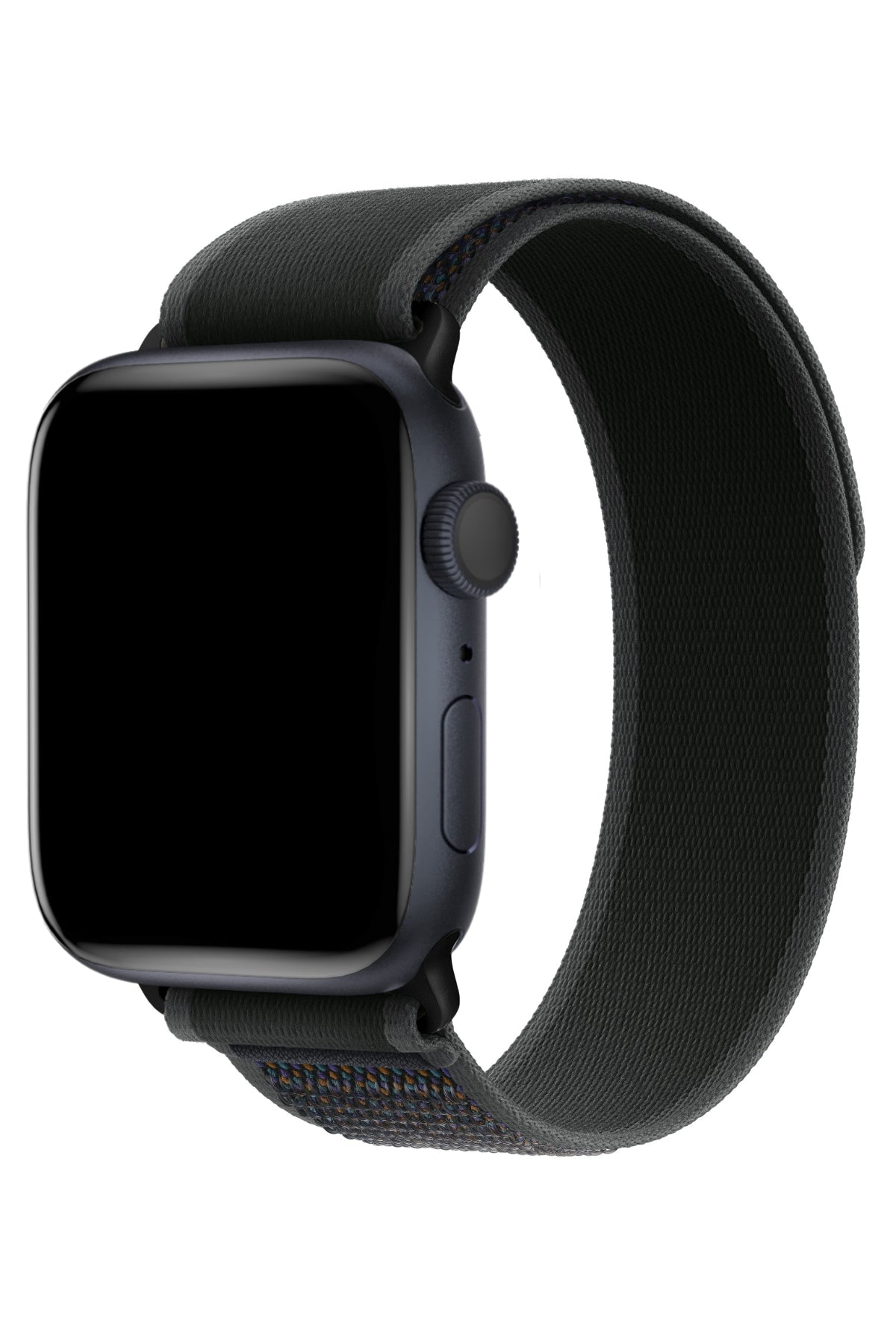 Apple Watch Uyumlu Trail Loop Kordon Siyah Tokalı Smoky