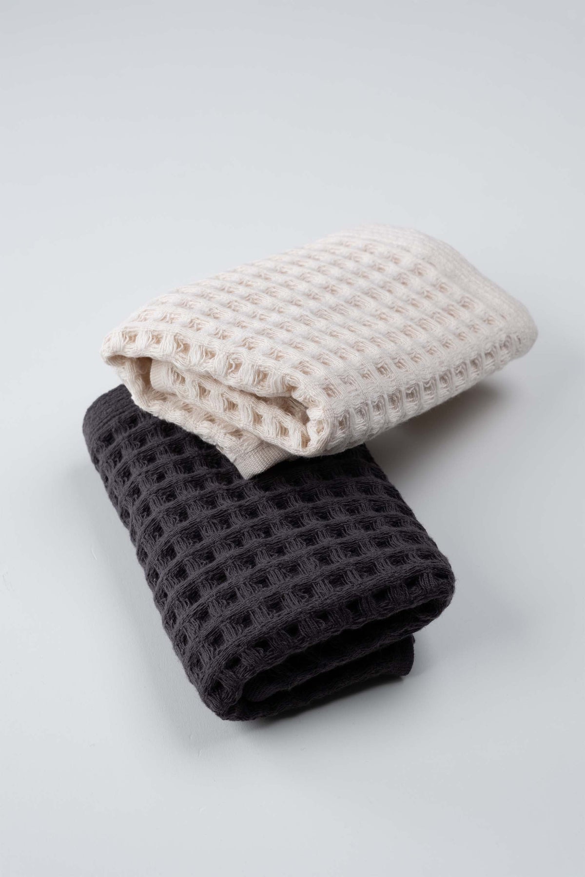 Aqua Line Waffle El Havlusu Seti Antrasit-Krem 30x50